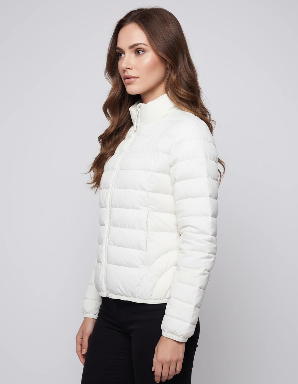 Arcadialle Coat — White | SKU: SD-71836-white-M 50-60KG,SD-71836-white-S 40-50KG,SD-71836-white-L 60-70KG