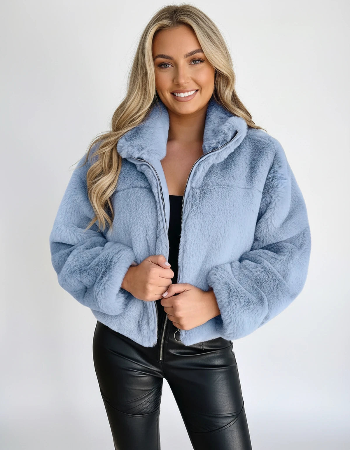 Ardenne Coat — Blue | SKU: SD-53577-blue-XS,SD-53577-blue-S,SD-53577-blue-M,SD-53577-blue-L,SD-53577-blue-XL,SD-53577-blue-2XL