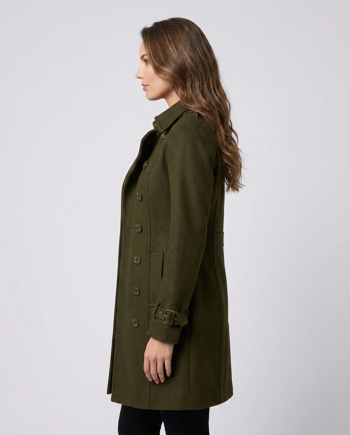 Arianne Coat — Army Green | SKU: SD-12317-armygreen-XS,SD-12317-armygreen-S,SD-12317-armygreen-M,SD-12317-armygreen-L,SD-12317-armygreen-XL,SD-12317-armygreen-2XL