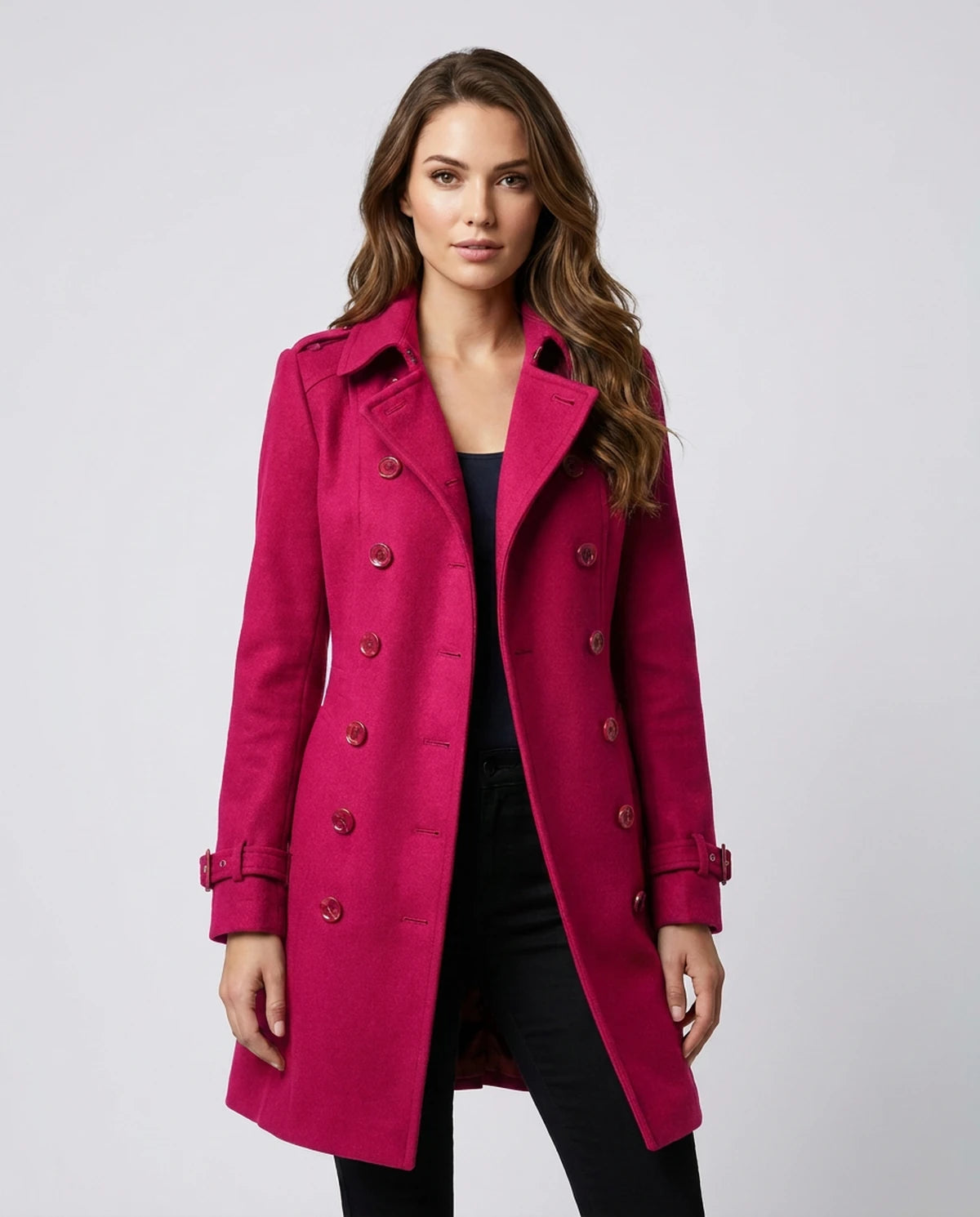 Arianne Coat — Pink