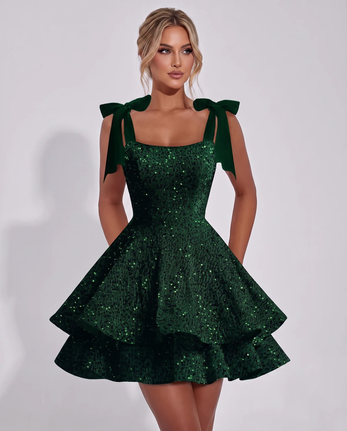 Astoria Mini Dress — Emerald Green | SKU: SD-69926-emeraldgreen-2,SD-69926-emeraldgreen-4,SD-69926-emeraldgreen-6,SD-69926-emeraldgreen-8,SD-69926-emeraldgreen-10,SD-69926-emeraldgreen-12,SD-69926-emeraldgreen-14,SD-69926-emeraldgreen-16,SD-69926-emeraldgreen-16W,SD-69926-emeraldgreen-18W,SD-69926-emeraldgreen-20W,SD-69926-emeraldgreen-22W