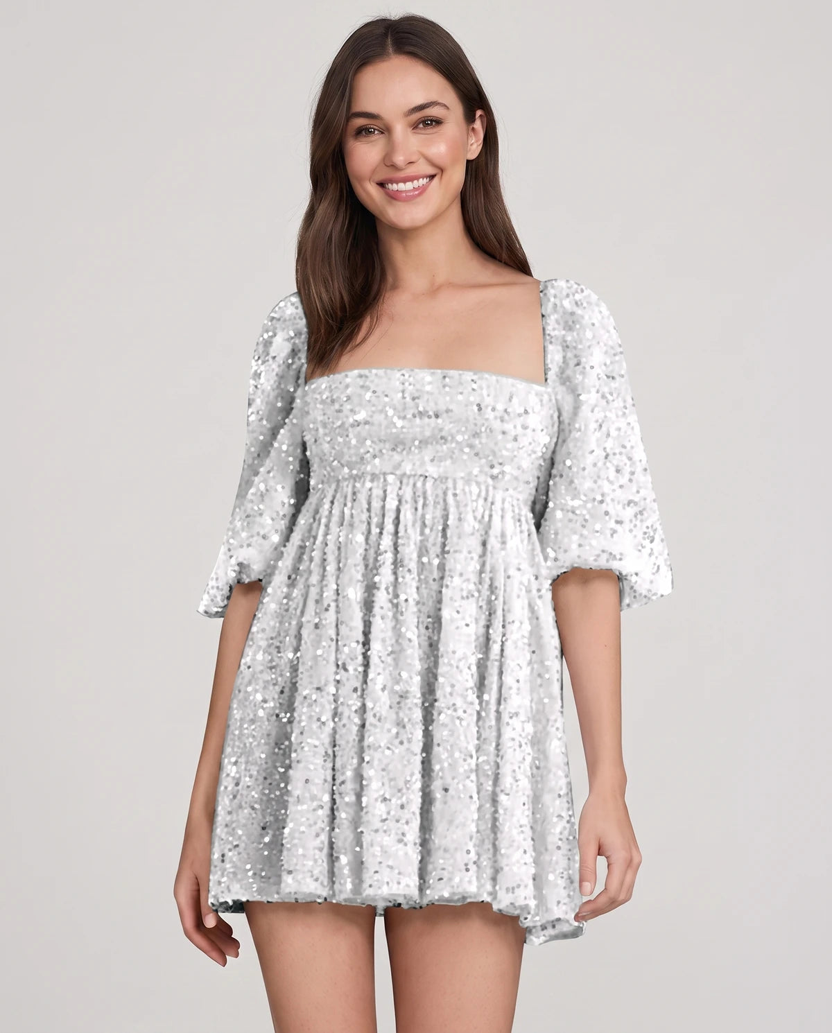 Avelina Mini Dress — White