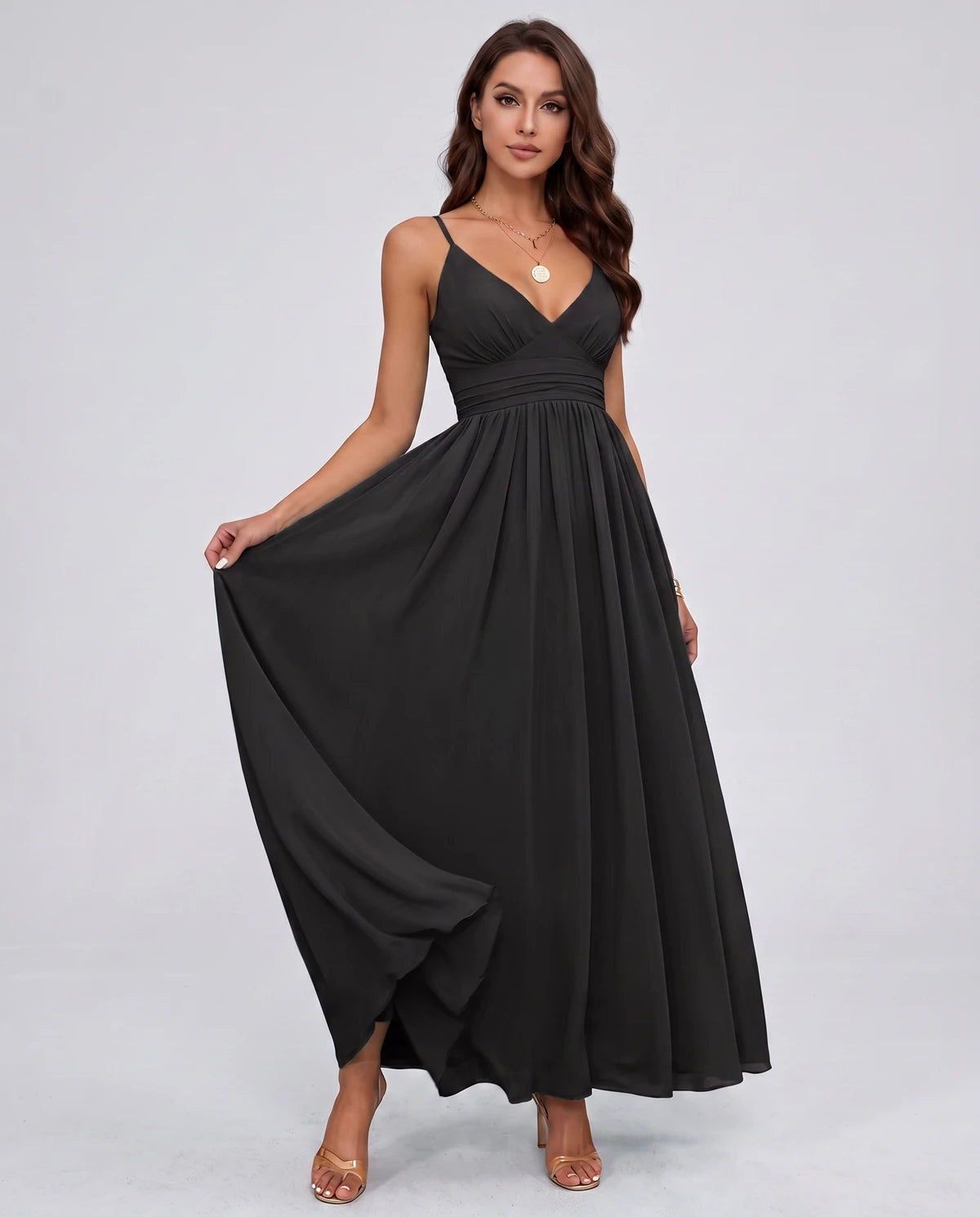 Belisse Maxi Dress — Black