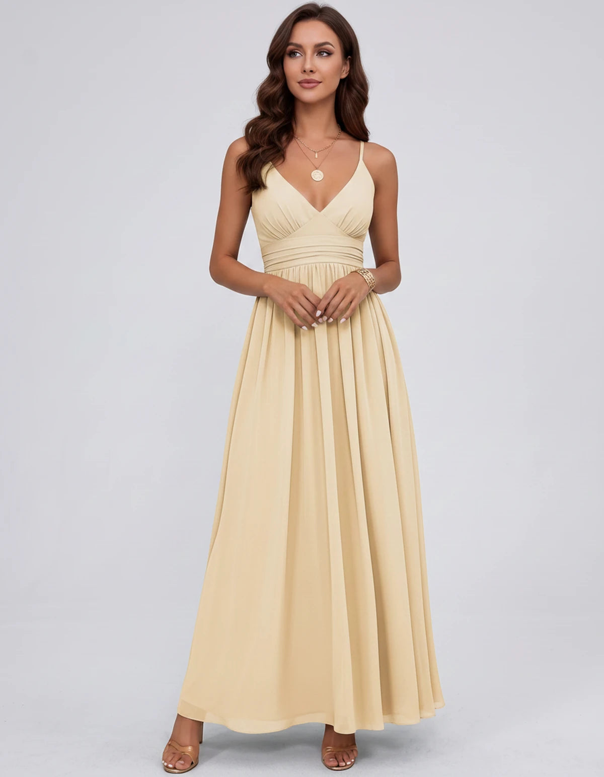 Belisse Maxi Dress — Champagne | SKU: SD-82788-champagne-2,SD-82788-champagne-4,SD-82788-champagne-6,SD-82788-champagne-8,SD-82788-champagne-10,SD-82788-champagne-12,SD-82788-champagne-14,SD-82788-champagne-16,SD-82788-champagne-16W,SD-82788-champagne-18W,SD-82788-champagne-20W,SD-82788-champagne-22W
