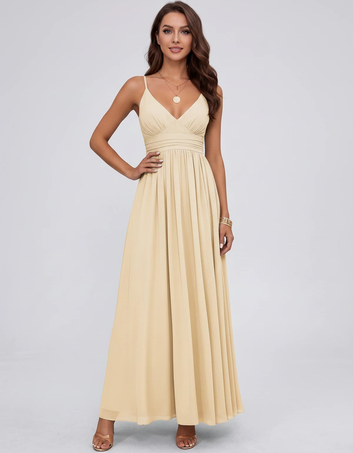 Belisse Maxi Dress — Champagne | SKU: SD-82788-champagne-2,SD-82788-champagne-4,SD-82788-champagne-6,SD-82788-champagne-8,SD-82788-champagne-10,SD-82788-champagne-12,SD-82788-champagne-14,SD-82788-champagne-16,SD-82788-champagne-16W,SD-82788-champagne-18W,SD-82788-champagne-20W,SD-82788-champagne-22W