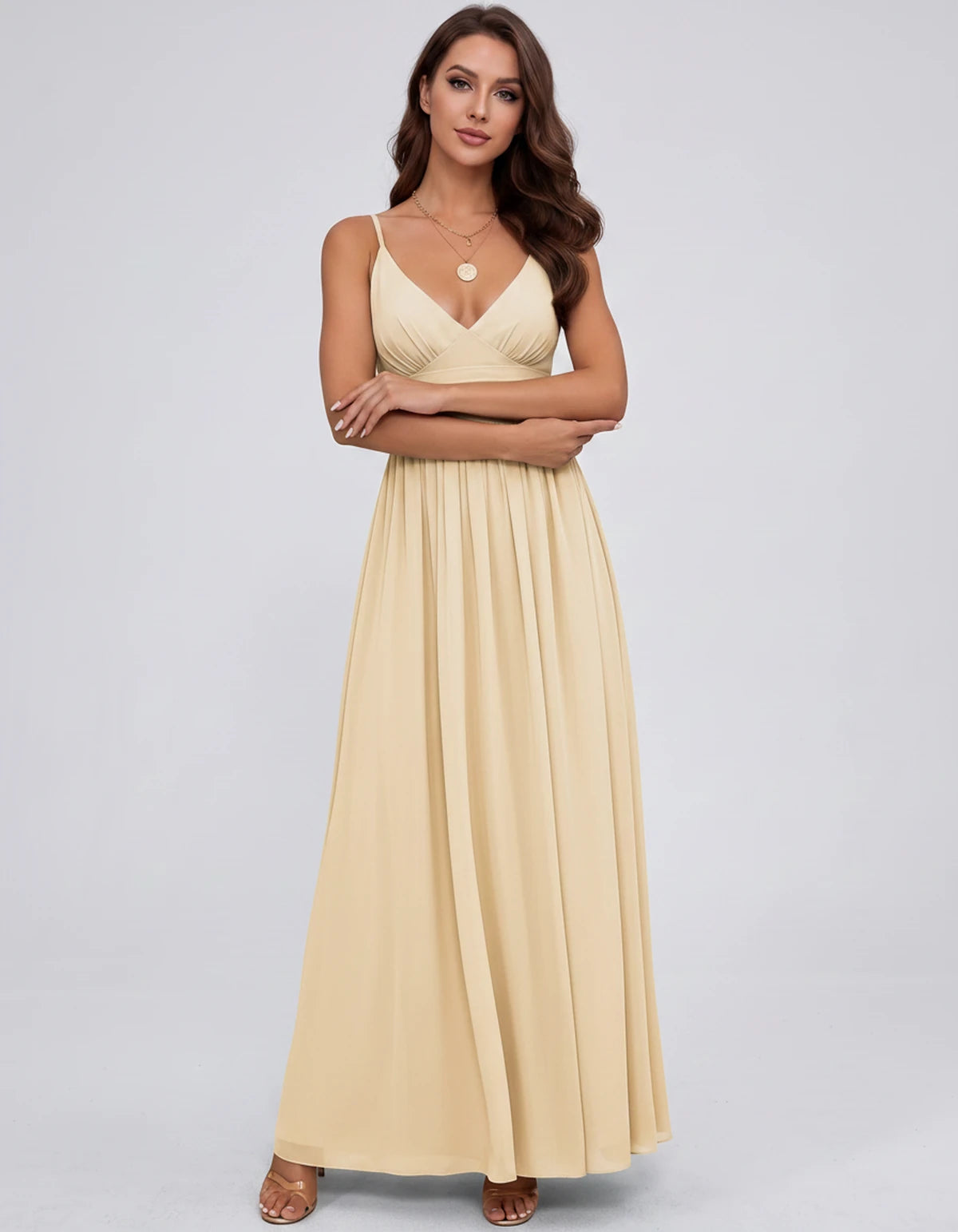 Belisse Maxi Dress — Champagne | SKU: SD-82788-champagne-2,SD-82788-champagne-4,SD-82788-champagne-6,SD-82788-champagne-8,SD-82788-champagne-10,SD-82788-champagne-12,SD-82788-champagne-14,SD-82788-champagne-16,SD-82788-champagne-16W,SD-82788-champagne-18W,SD-82788-champagne-20W,SD-82788-champagne-22W