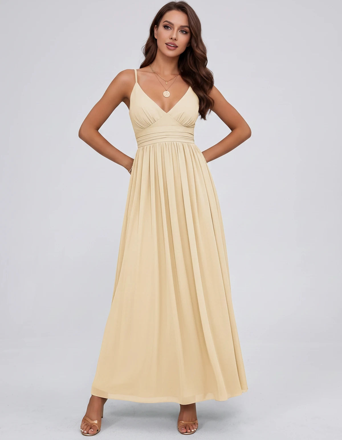 Belisse Maxi Dress — Champagne | SKU: SD-82788-champagne-2,SD-82788-champagne-4,SD-82788-champagne-6,SD-82788-champagne-8,SD-82788-champagne-10,SD-82788-champagne-12,SD-82788-champagne-14,SD-82788-champagne-16,SD-82788-champagne-16W,SD-82788-champagne-18W,SD-82788-champagne-20W,SD-82788-champagne-22W