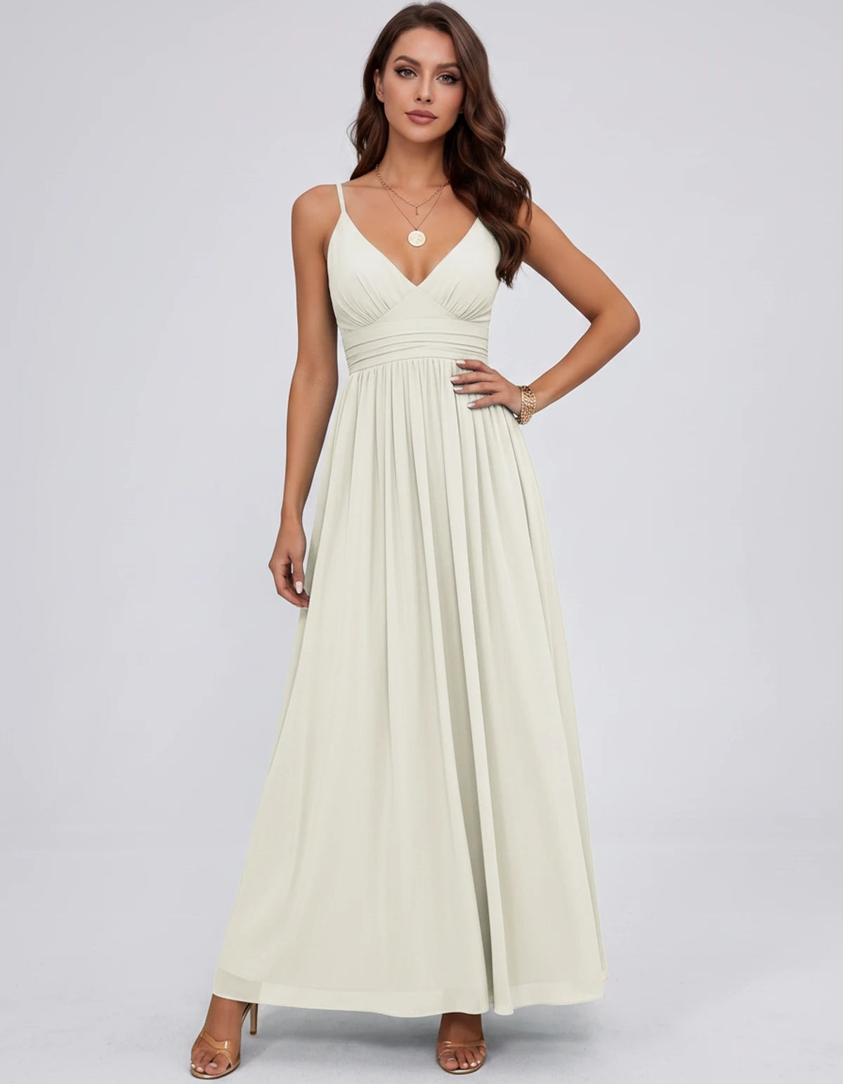 Belisse Maxi Dress — Ivory | SKU: SD-82788-ivory-2,SD-82788-ivory-4,SD-82788-ivory-6,SD-82788-ivory-8,SD-82788-ivory-10,SD-82788-ivory-12,SD-82788-ivory-14,SD-82788-ivory-16,SD-82788-ivory-16W,SD-82788-ivory-18W,SD-82788-ivory-20W,SD-82788-ivory-22W