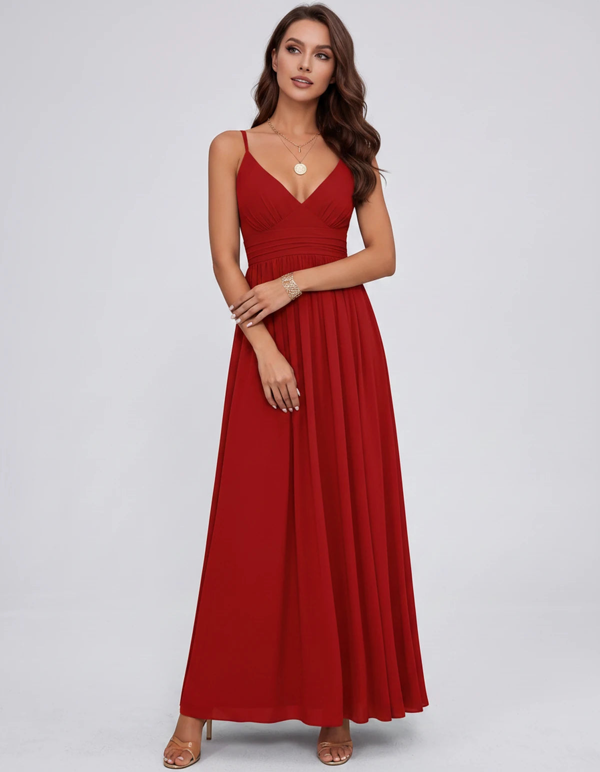 Belisse Maxi Dress — Red | SKU: SD-82788-red-2,SD-82788-red-4,SD-82788-red-6,SD-82788-red-8,SD-82788-red-10,SD-82788-red-12,SD-82788-red-14,SD-82788-red-16,SD-82788-red-16W,SD-82788-red-18W,SD-82788-red-20W,SD-82788-red-22W
