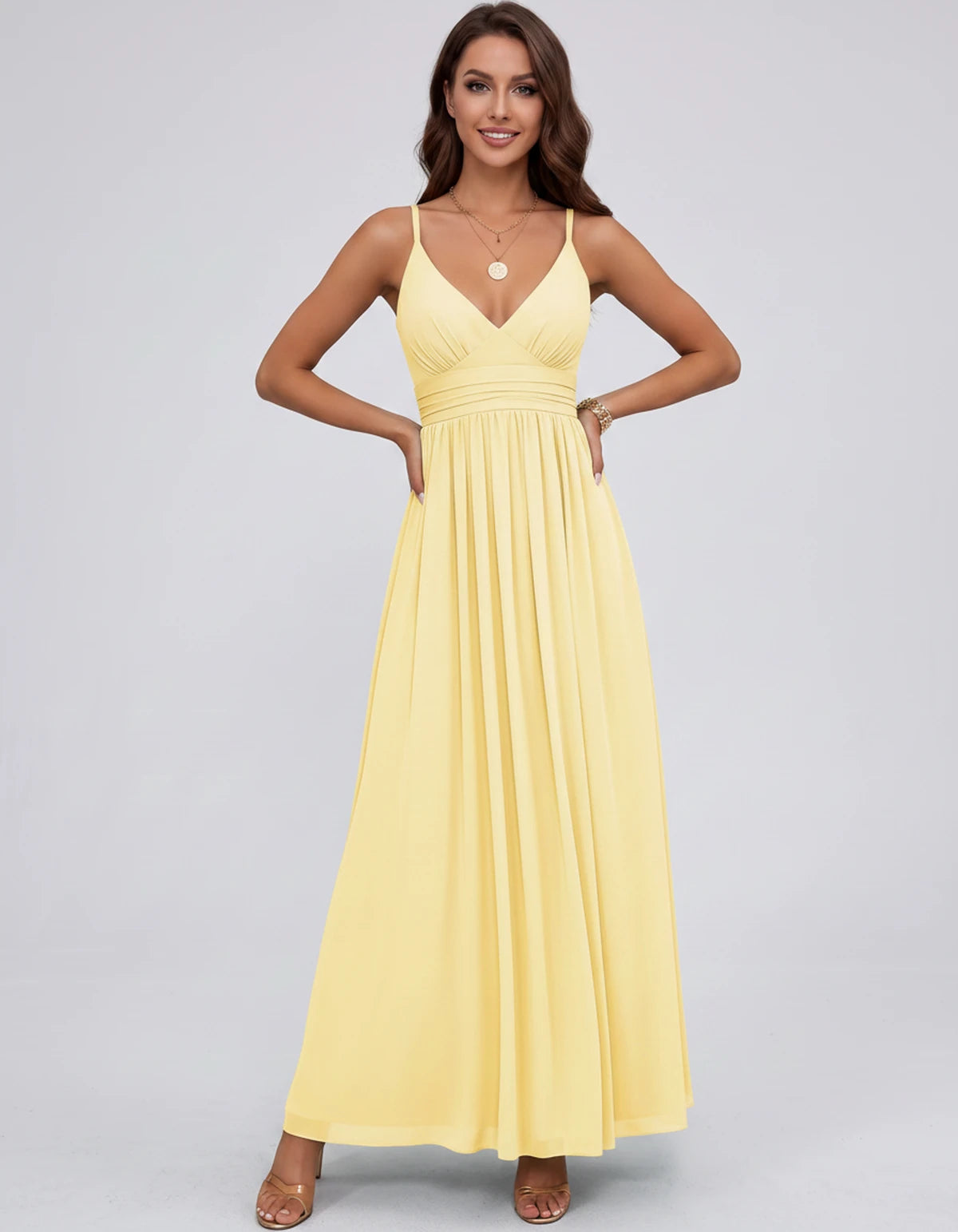 Belisse Maxi Dress — Yellow | SKU: SD-82788-yellow-2,SD-82788-yellow-4,SD-82788-yellow-6,SD-82788-yellow-8,SD-82788-yellow-10,SD-82788-yellow-12,SD-82788-yellow-14,SD-82788-yellow-16,SD-82788-yellow-16W,SD-82788-yellow-18W,SD-82788-yellow-20W,SD-82788-yellow-22W
