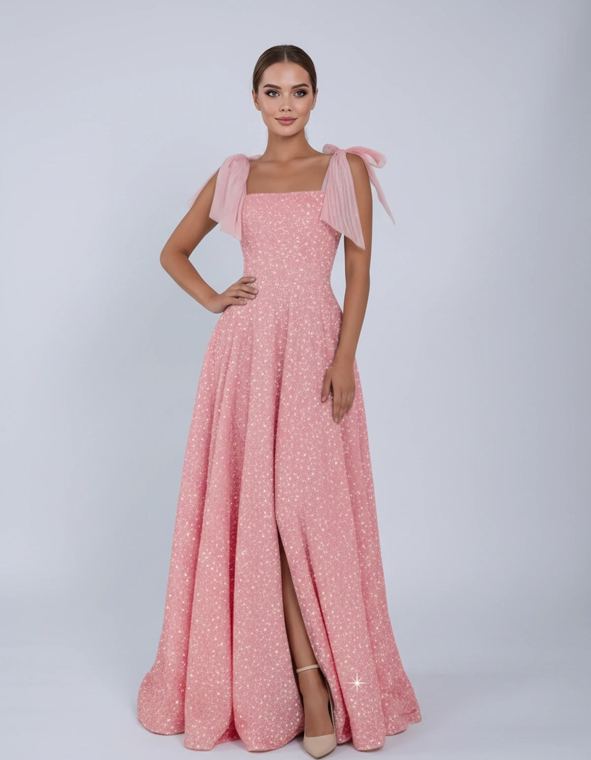 Bellamy Maxi Dress — Blush | SKU: SD-00075-blush-2,SD-00075-blush-4,SD-00075-blush-6,SD-00075-blush-8,SD-00075-blush-10,SD-00075-blush-12,SD-00075-blush-14,SD-00075-blush-16,SD-00075-blush-16W,SD-00075-blush-18W,SD-00075-blush-20W,SD-00075-blush-22W