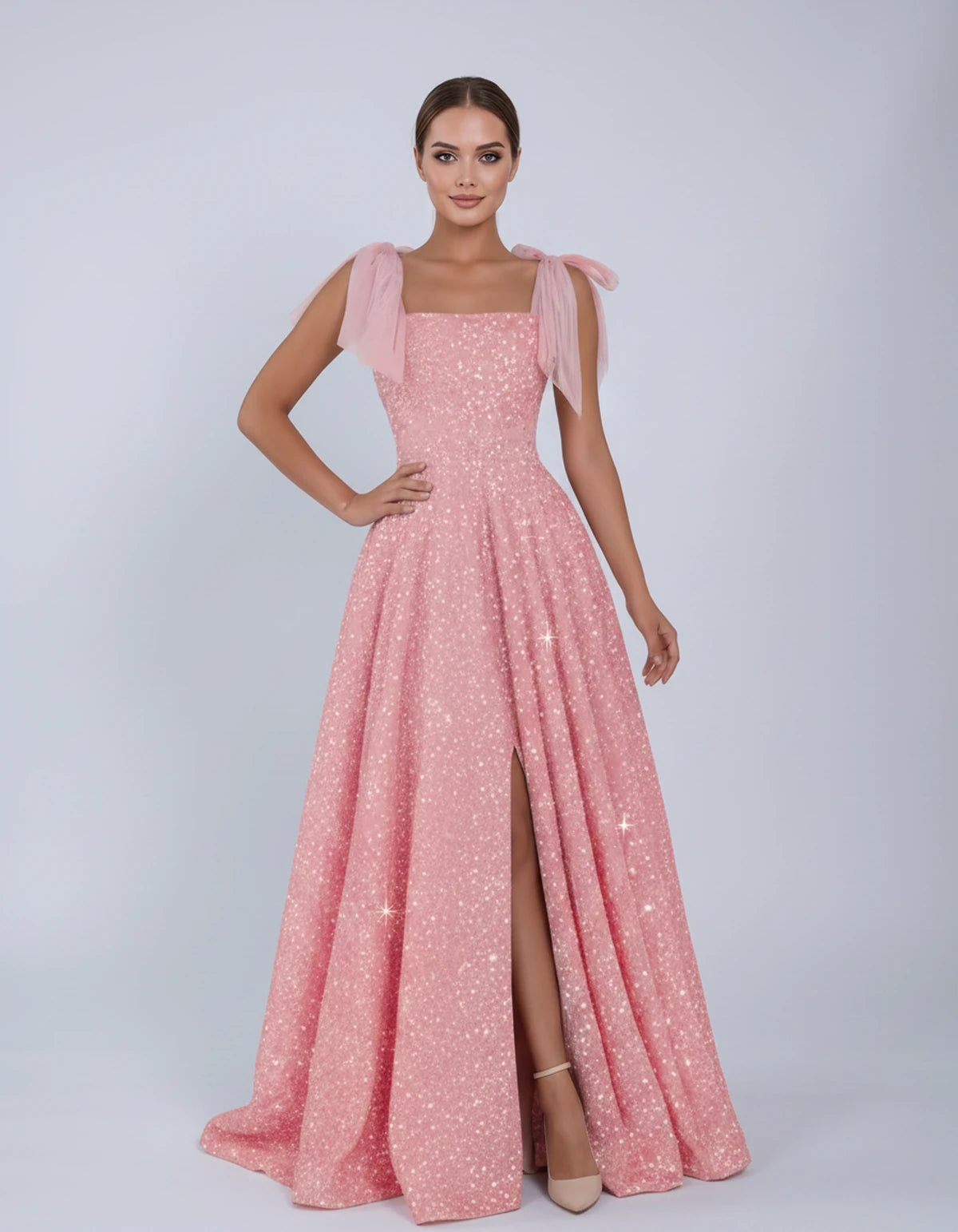 Bellamy Maxi Dress — Blush | SKU: SD-00075-blush-2,SD-00075-blush-4,SD-00075-blush-6,SD-00075-blush-8,SD-00075-blush-10,SD-00075-blush-12,SD-00075-blush-14,SD-00075-blush-16,SD-00075-blush-16W,SD-00075-blush-18W,SD-00075-blush-20W,SD-00075-blush-22W