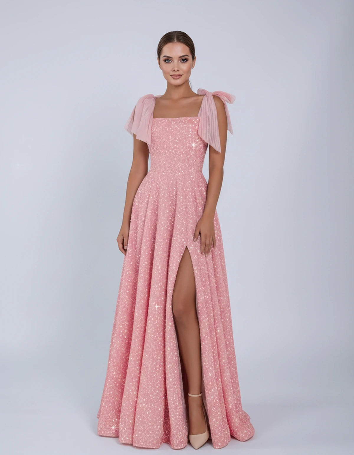 Bellamy Maxi Dress — Blush | SKU: SD-00075-blush-2,SD-00075-blush-4,SD-00075-blush-6,SD-00075-blush-8,SD-00075-blush-10,SD-00075-blush-12,SD-00075-blush-14,SD-00075-blush-16,SD-00075-blush-16W,SD-00075-blush-18W,SD-00075-blush-20W,SD-00075-blush-22W