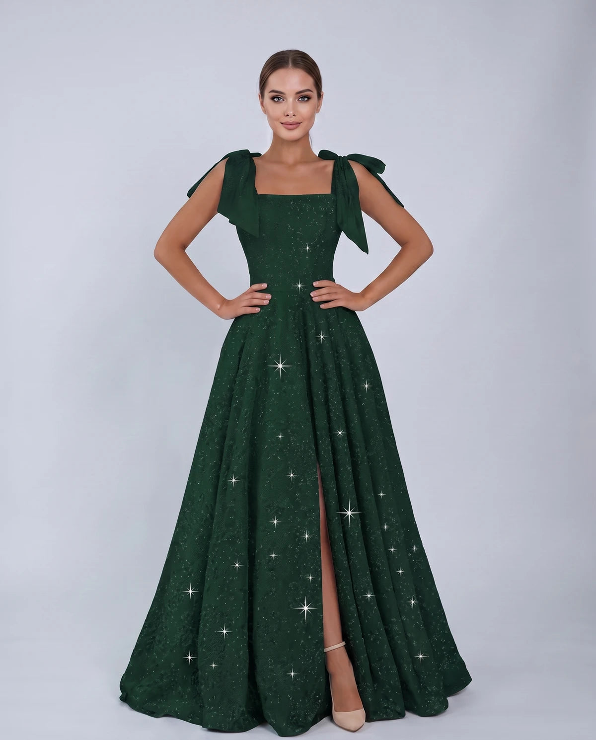 Bellamy Maxi Dress — Dark Green