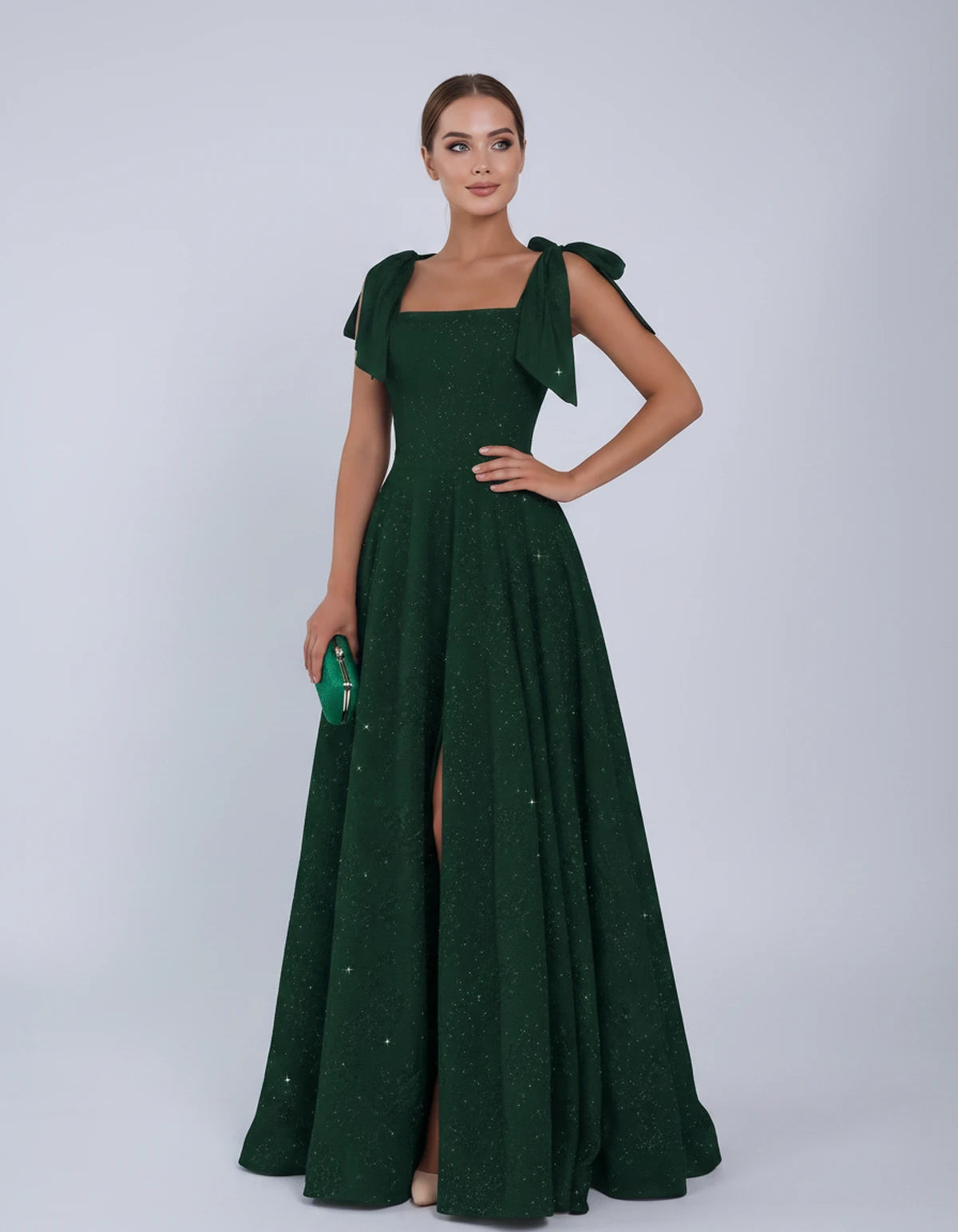 Bellamy Maxi Dress — Dark Green | SKU: SD-00075-darkgreen-2,SD-00075-darkgreen-4,SD-00075-darkgreen-6,SD-00075-darkgreen-8,SD-00075-darkgreen-10,SD-00075-darkgreen-12,SD-00075-darkgreen-14,SD-00075-darkgreen-16,SD-00075-darkgreen-16W,SD-00075-darkgreen-18W,SD-00075-darkgreen-20W,SD-00075-darkgreen-22W