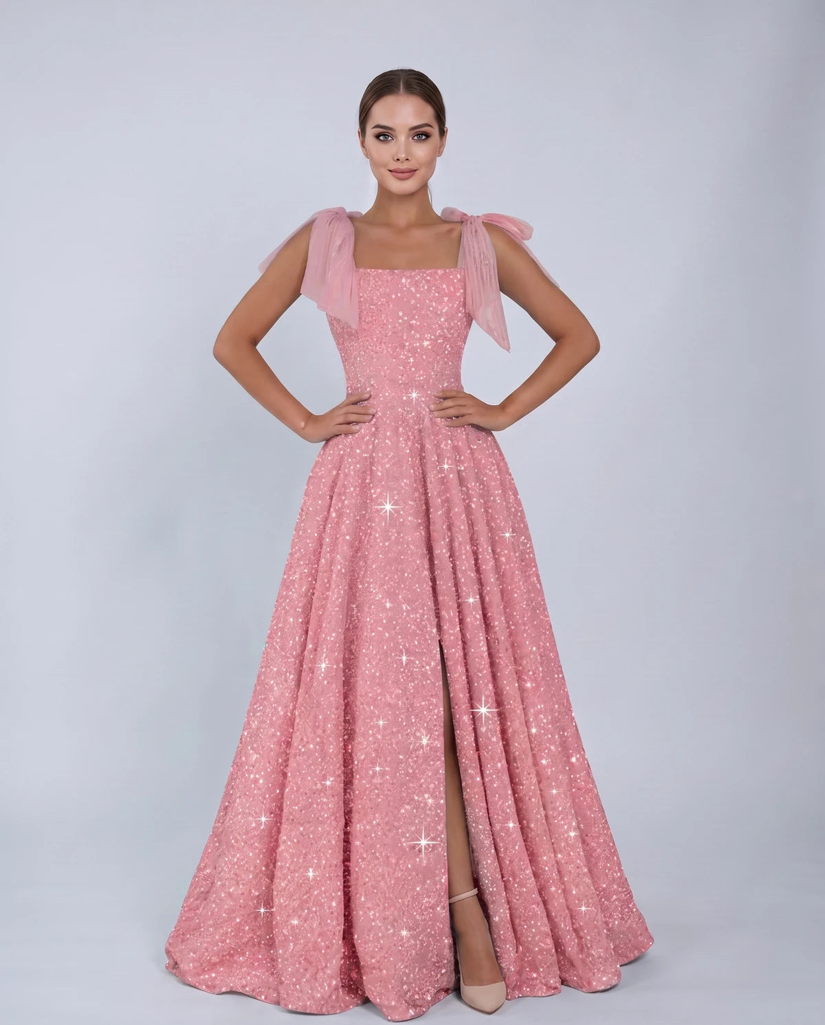 Bellamy Maxi Dress — Dusty Rose