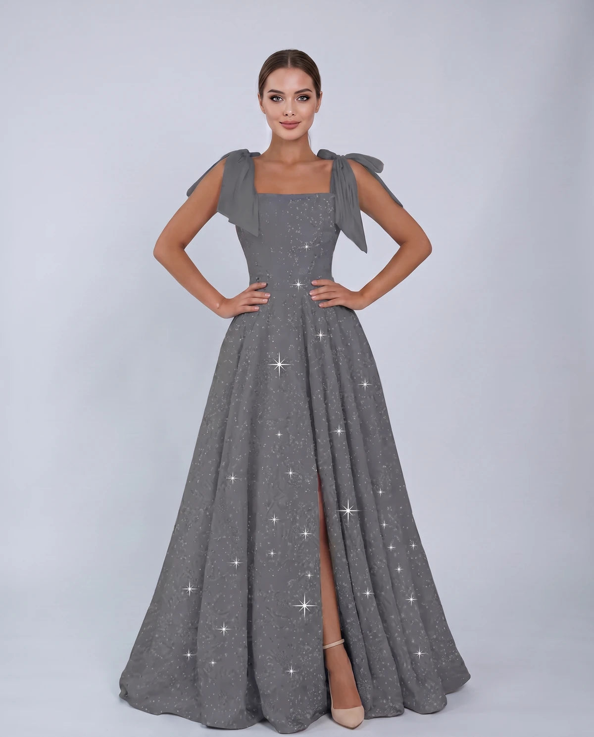 Bellamy Maxi Dress — Grey