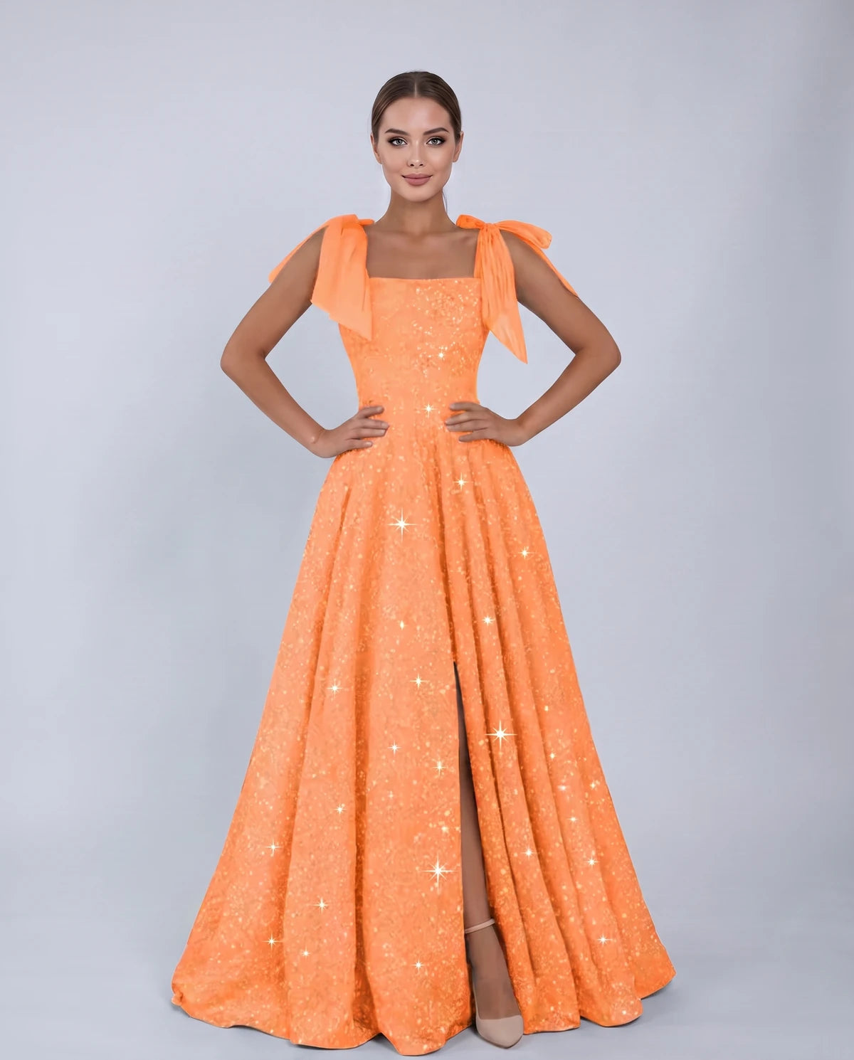 Bellamy Maxi Dress — Orange
