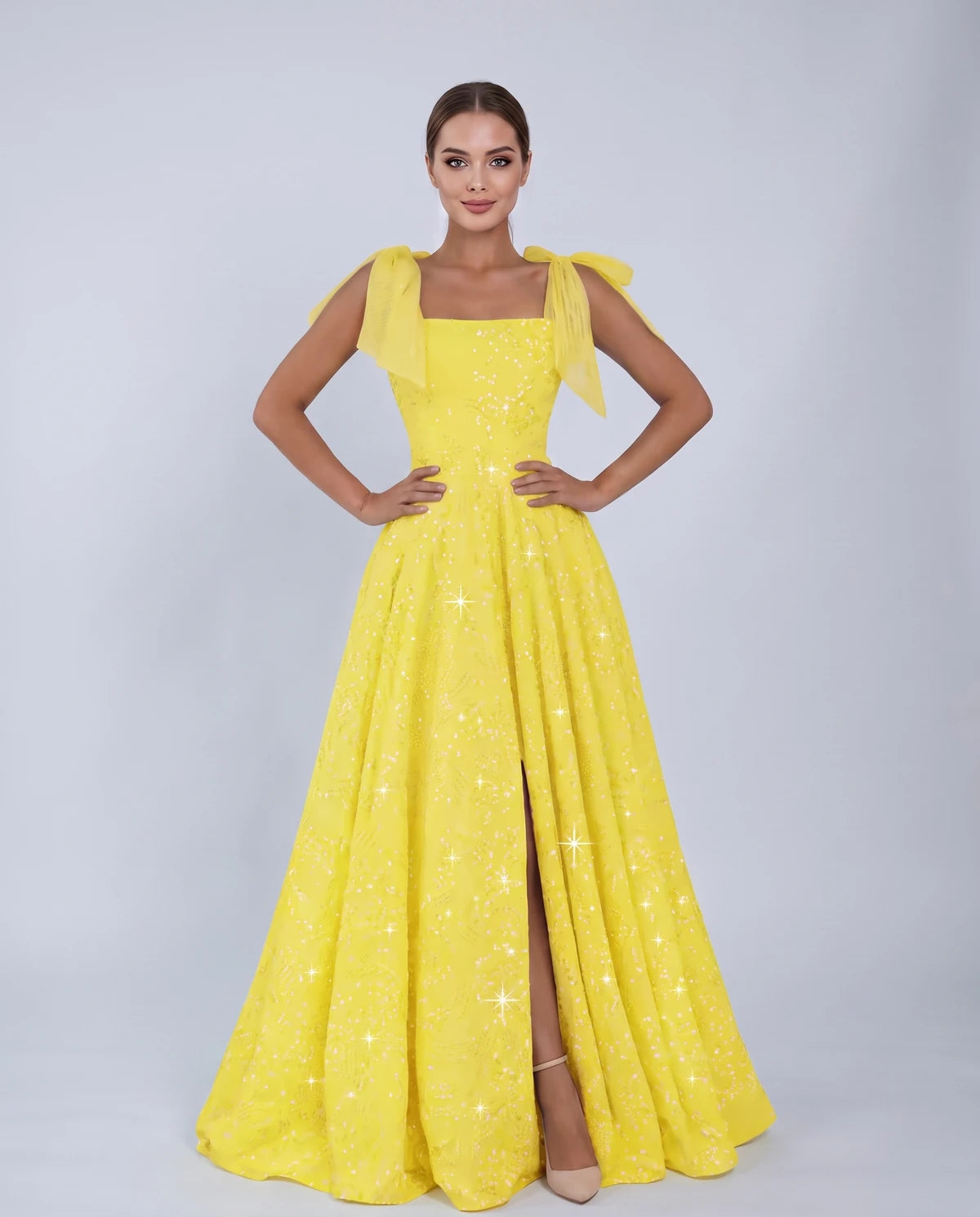 Bellamy Maxi Dress — Yellow
