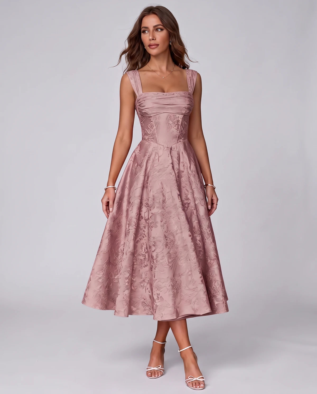 Bellerose Midi Dresses — Dusty Rose