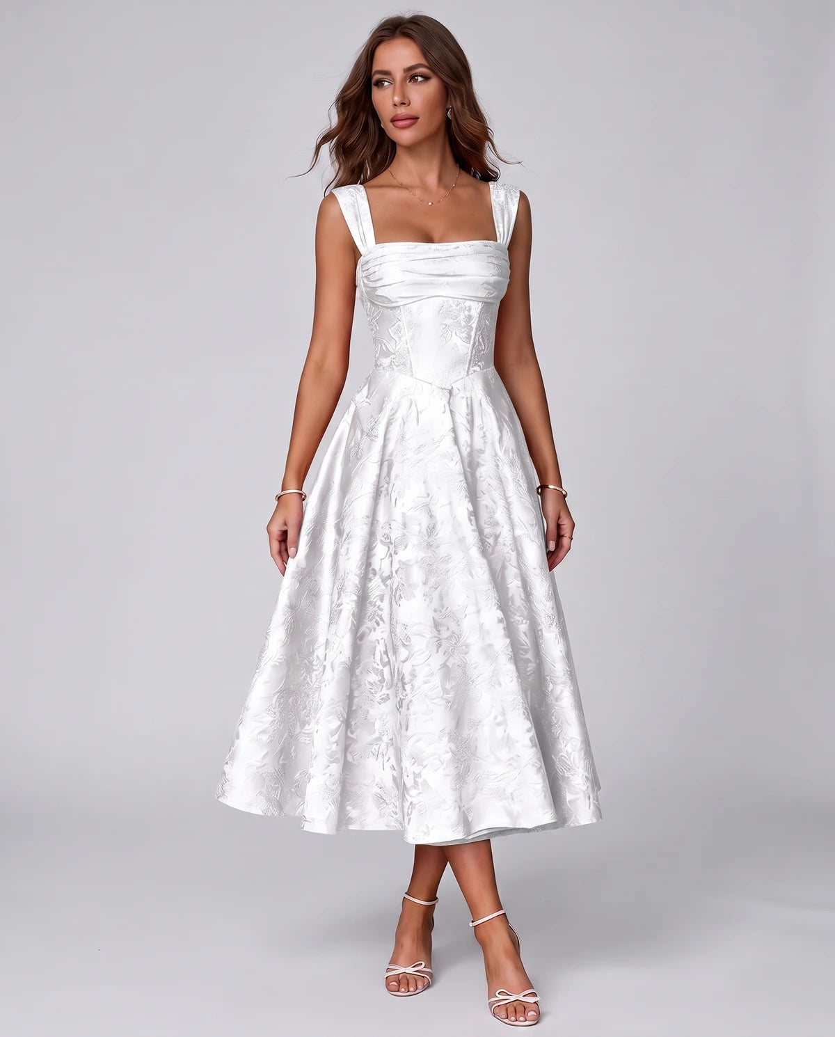 Bellerose Midi Dresses — White