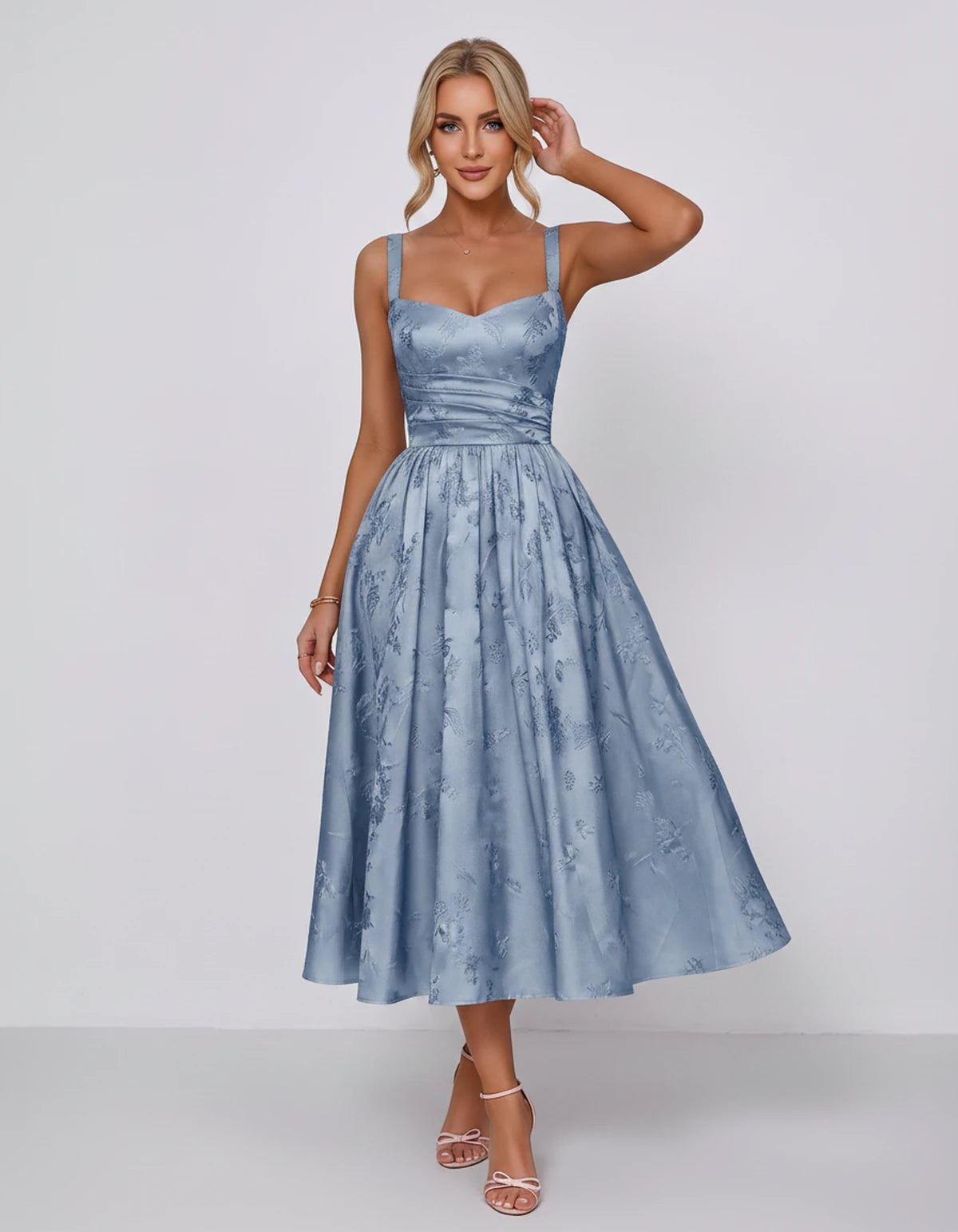 Belvedere Midi Dresses — Dusty Blue | SKU: SD-84503-dustyblue-2,SD-84503-dustyblue-4,SD-84503-dustyblue-6,SD-84503-dustyblue-8,SD-84503-dustyblue-10,SD-84503-dustyblue-12,SD-84503-dustyblue-14,SD-84503-dustyblue-16,SD-84503-dustyblue-16W,SD-84503-dustyblue-18W,SD-84503-dustyblue-20W