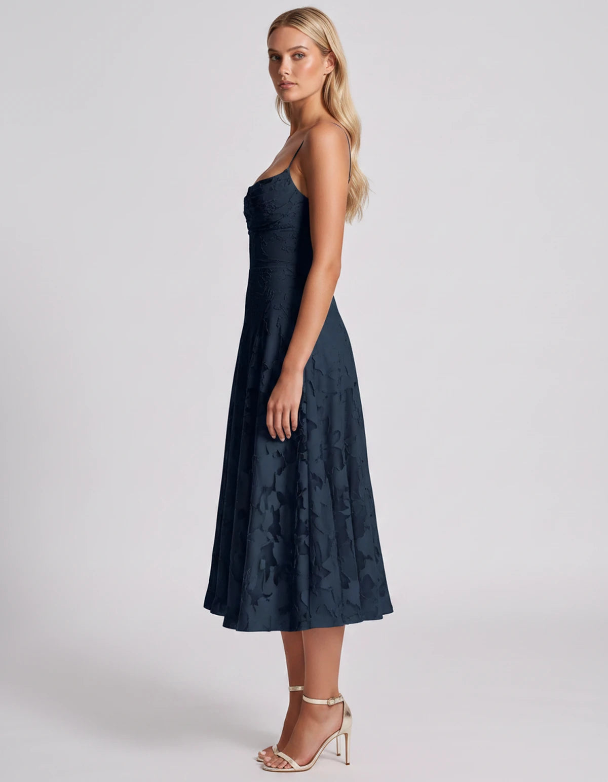 Benedetta Midi Dresses — Navy | SKU: SD-33761-navy-2,SD-33761-navy-4,SD-33761-navy-6,SD-33761-navy-8,SD-33761-navy-10,SD-33761-navy-12,SD-33761-navy-14,SD-33761-navy-16,SD-33761-navy-16W,SD-33761-navy-18W,SD-33761-navy-20W,SD-33761-navy-22W