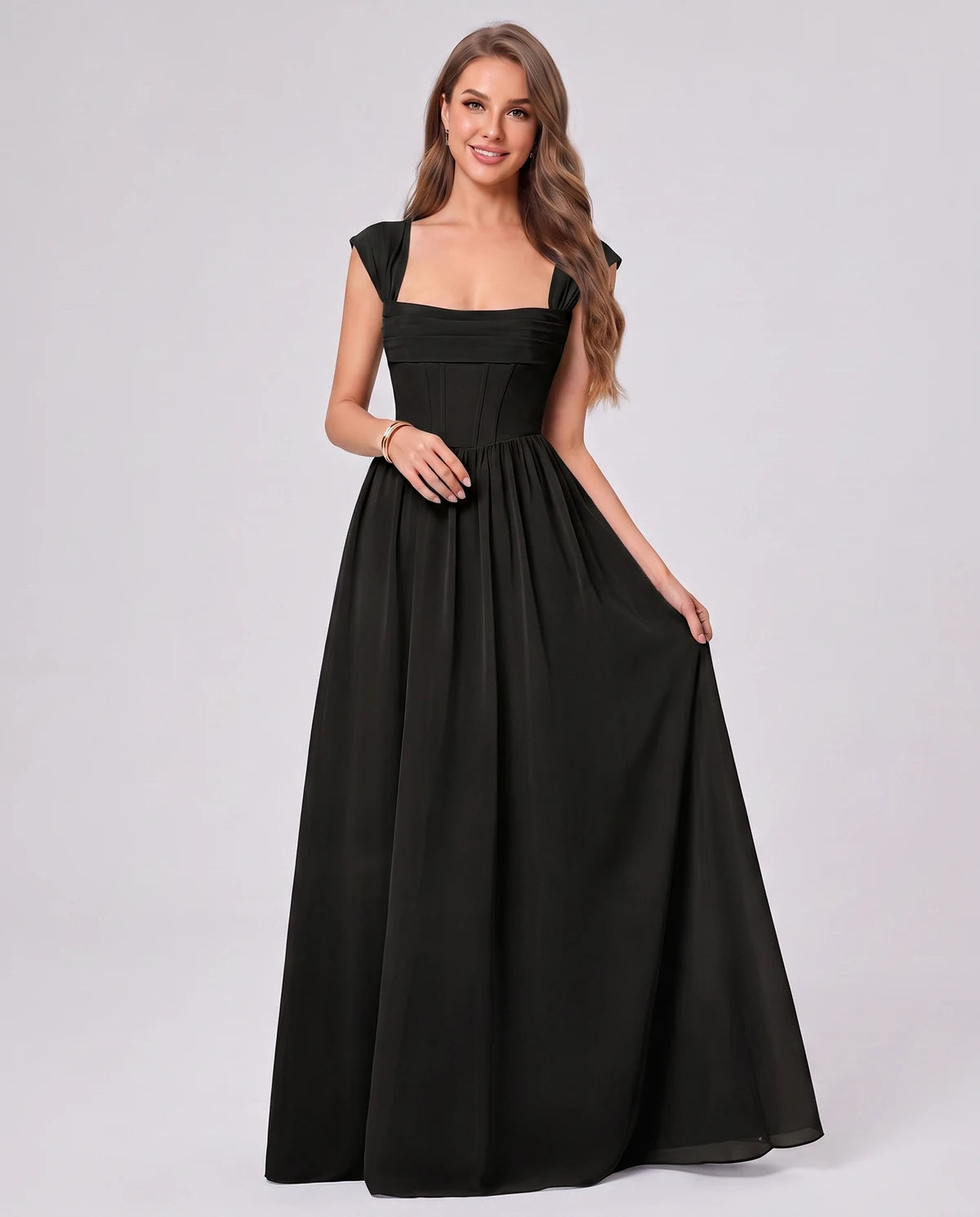 Beryl Maxi Dress — Black