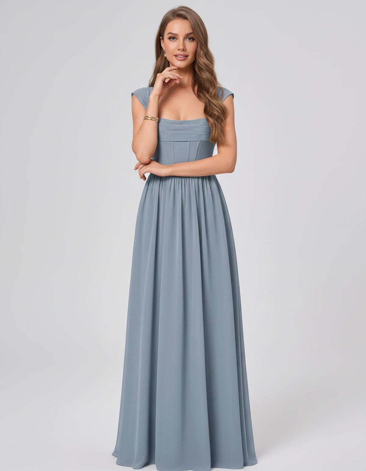 Beryl Maxi Dress — Dusty Blue | SKU: SD-18542-dustyblue-2,SD-18542-dustyblue-4,SD-18542-dustyblue-6,SD-18542-dustyblue-8,SD-18542-dustyblue-10,SD-18542-dustyblue-12,SD-18542-dustyblue-14,SD-18542-dustyblue-16,SD-18542-dustyblue-16W,SD-18542-dustyblue-18W,SD-18542-dustyblue-20W,SD-18542-dustyblue-22W,SD-18542-dustyblue-24W