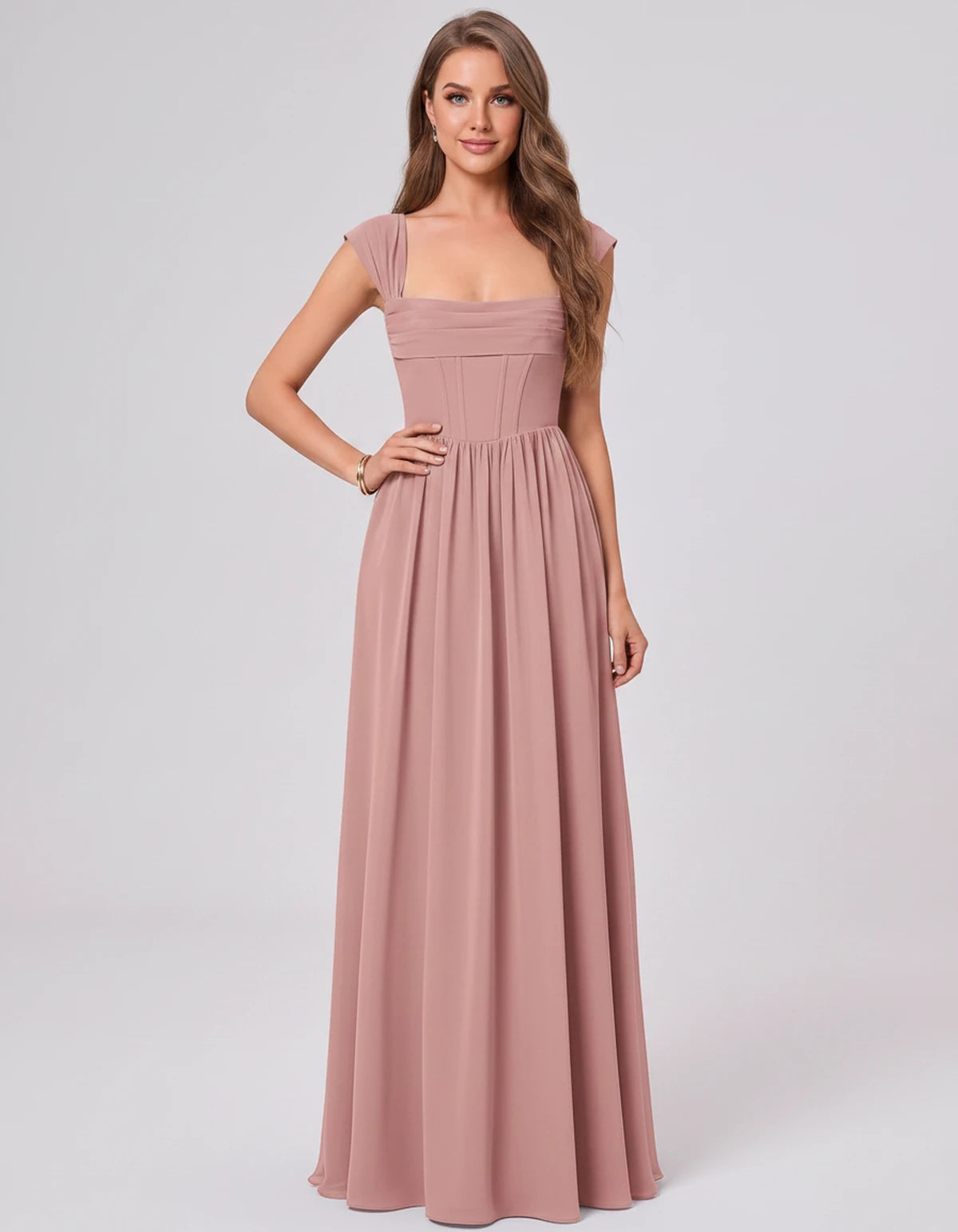 Beryl Maxi Dress — Dusty Rose | SKU: SD-18542-dustyrose-2,SD-18542-dustyrose-4,SD-18542-dustyrose-6,SD-18542-dustyrose-8,SD-18542-dustyrose-10,SD-18542-dustyrose-12,SD-18542-dustyrose-14,SD-18542-dustyrose-16,SD-18542-dustyrose-16W,SD-18542-dustyrose-18W,SD-18542-dustyrose-20W,SD-18542-dustyrose-22W,SD-18542-dustyrose-24W