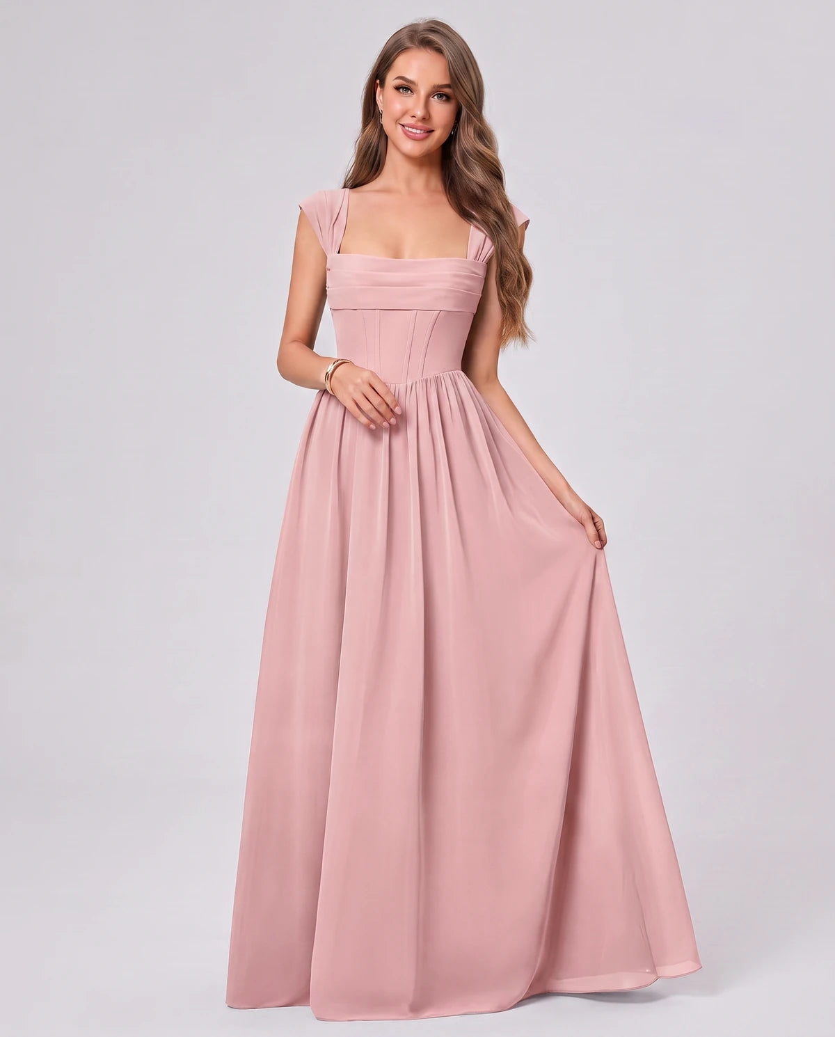 Beryl Maxi Dress — Pink