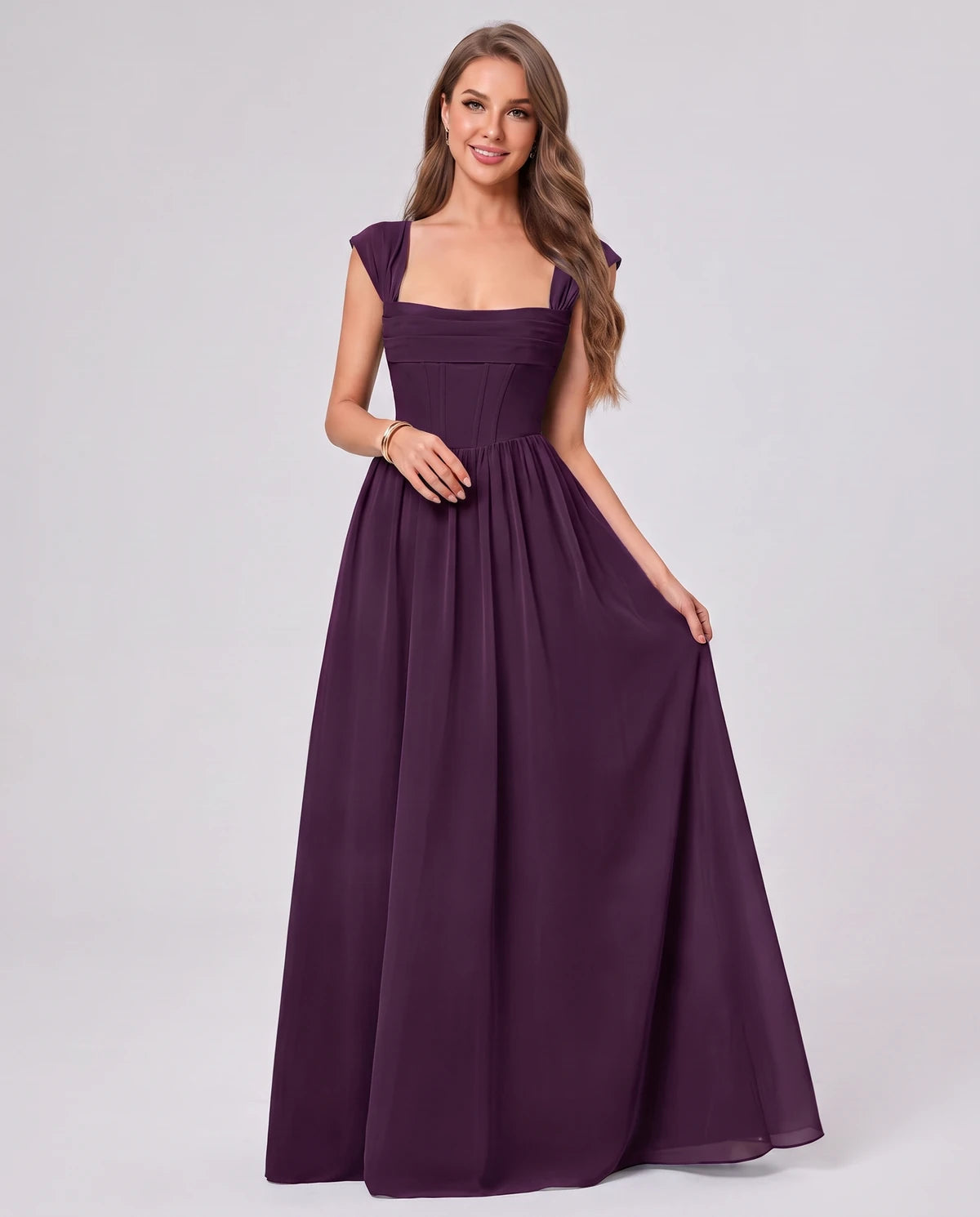 Beryl Maxi Dress — Purple