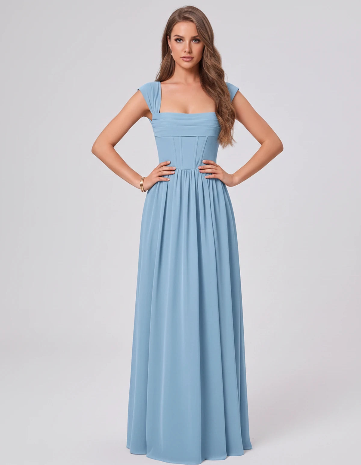Beryl Maxi Dress — Sky Blue | SKU: SD-18542-skyblue-2,SD-18542-skyblue-4,SD-18542-skyblue-6,SD-18542-skyblue-8,SD-18542-skyblue-10,SD-18542-skyblue-12,SD-18542-skyblue-14,SD-18542-skyblue-16,SD-18542-skyblue-16W,SD-18542-skyblue-18W,SD-18542-skyblue-20W,SD-18542-skyblue-22W,SD-18542-skyblue-24W
