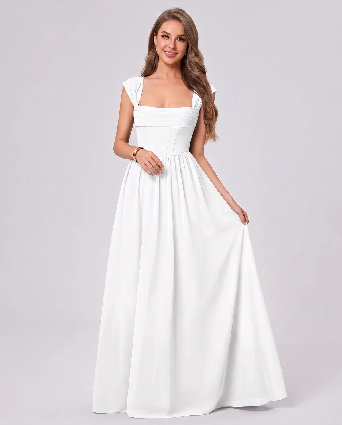 Beryl Maxi Dress — White