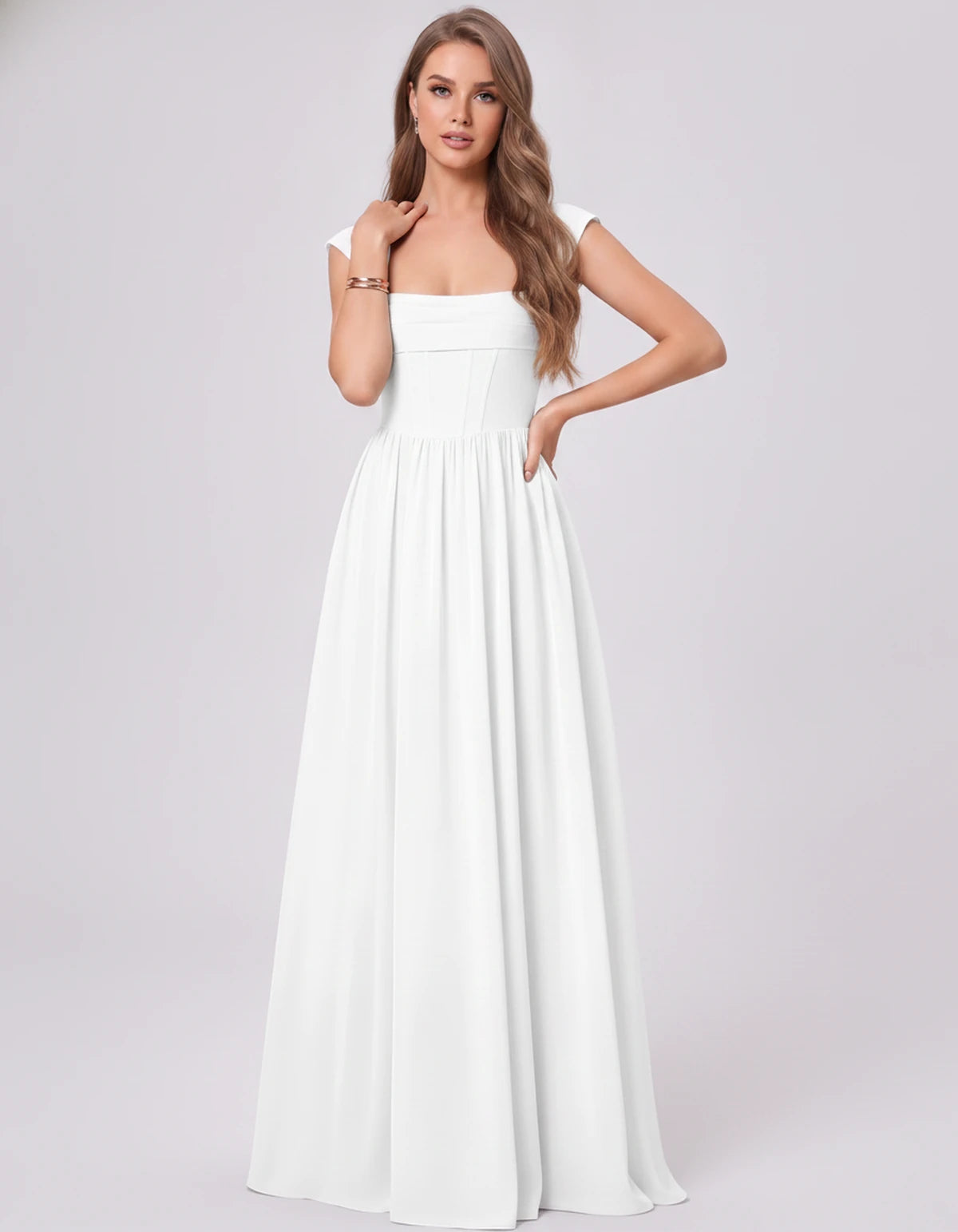 Beryl Maxi Dress — White | SKU: SD-18542-white-2,SD-18542-white-4,SD-18542-white-6,SD-18542-white-8,SD-18542-white-10,SD-18542-white-12,SD-18542-white-14,SD-18542-white-16,SD-18542-white-16W,SD-18542-white-18W,SD-18542-white-20W,SD-18542-white-22W,SD-18542-white-24W