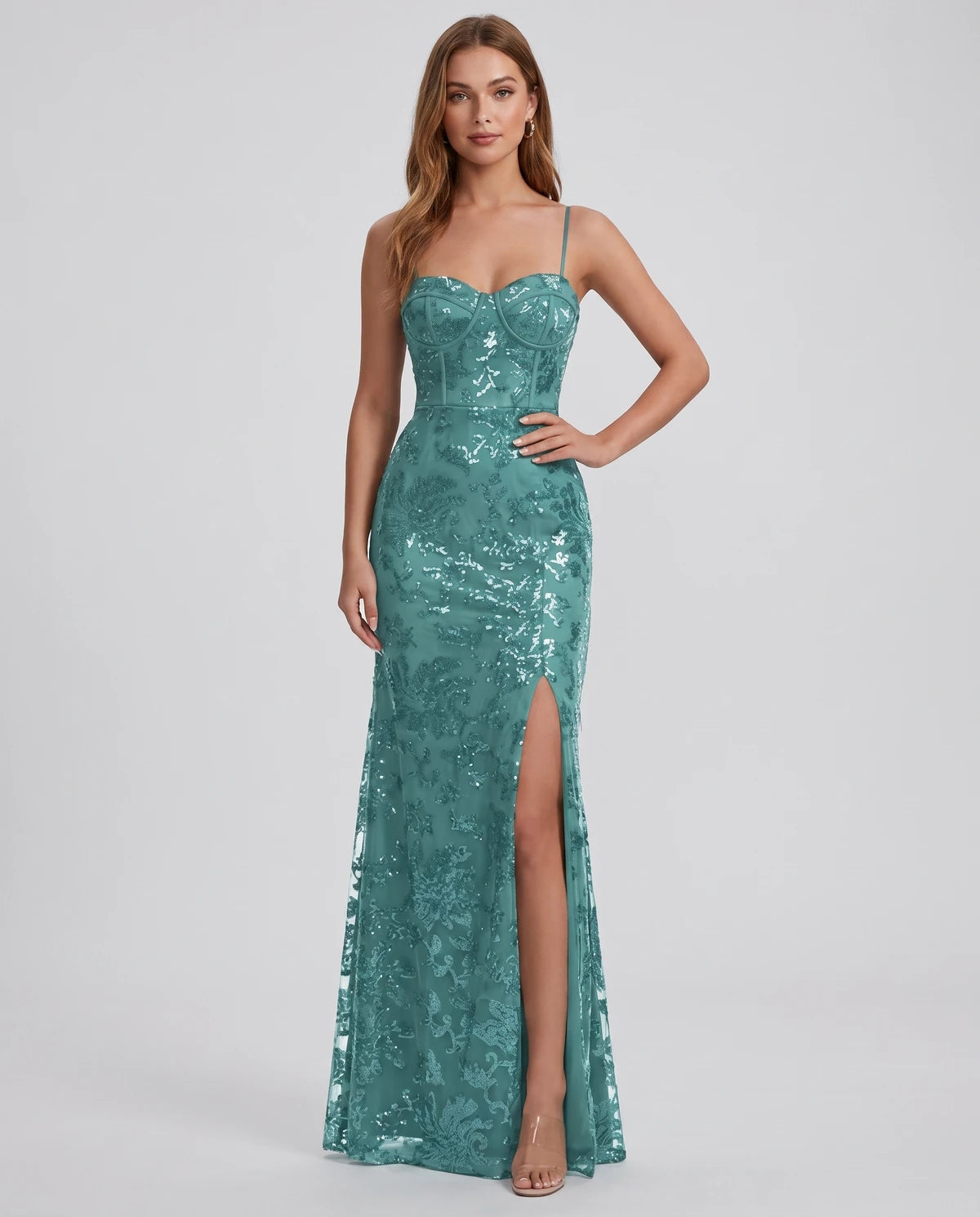 Bexley Maxi Dress — Aqua Blue
