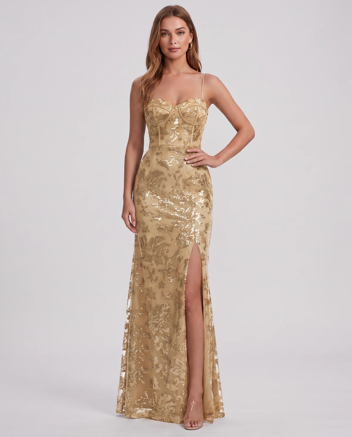 Bexley Maxi Dress — Champagne