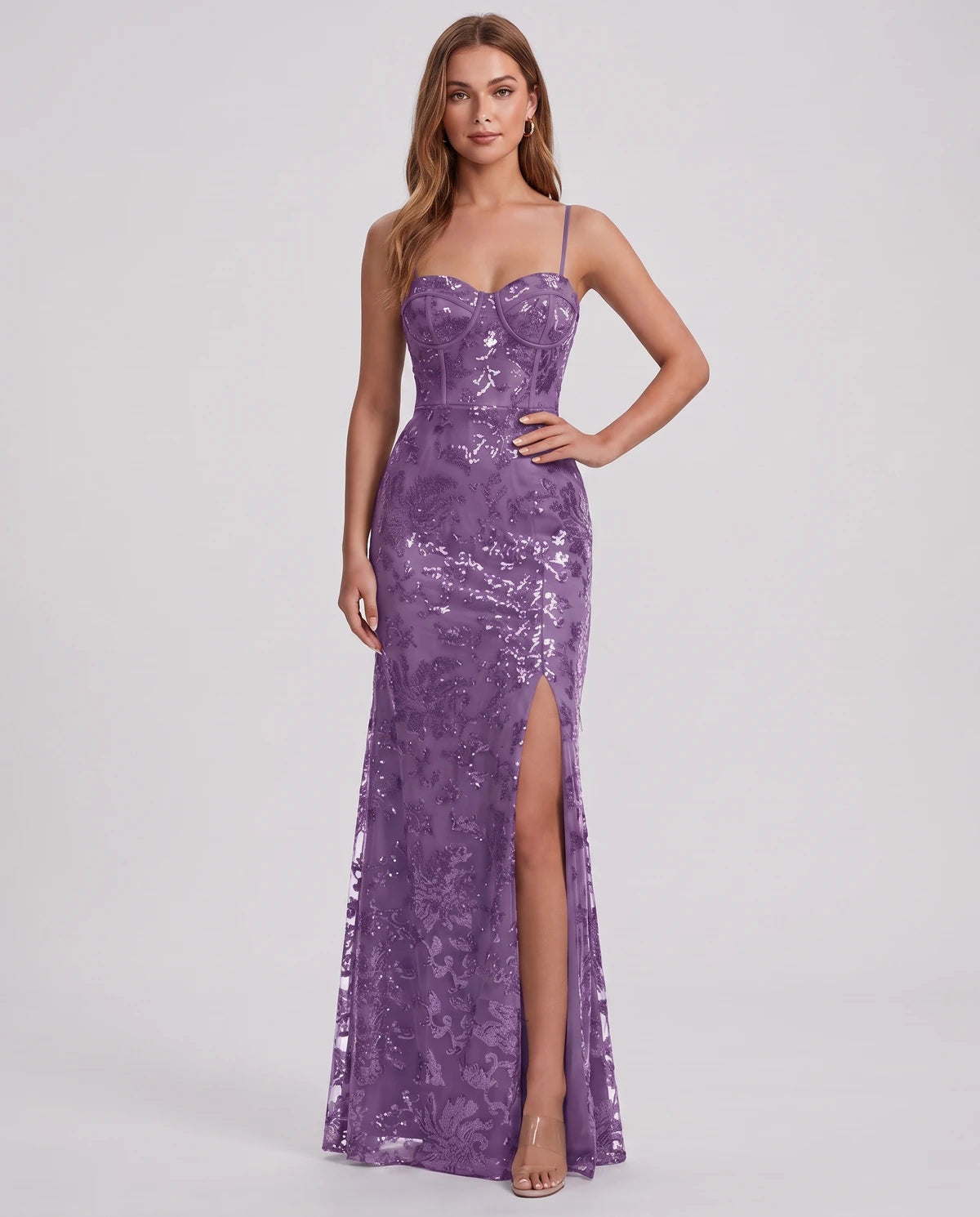 Bexley Maxi Dress — Dusty Purple