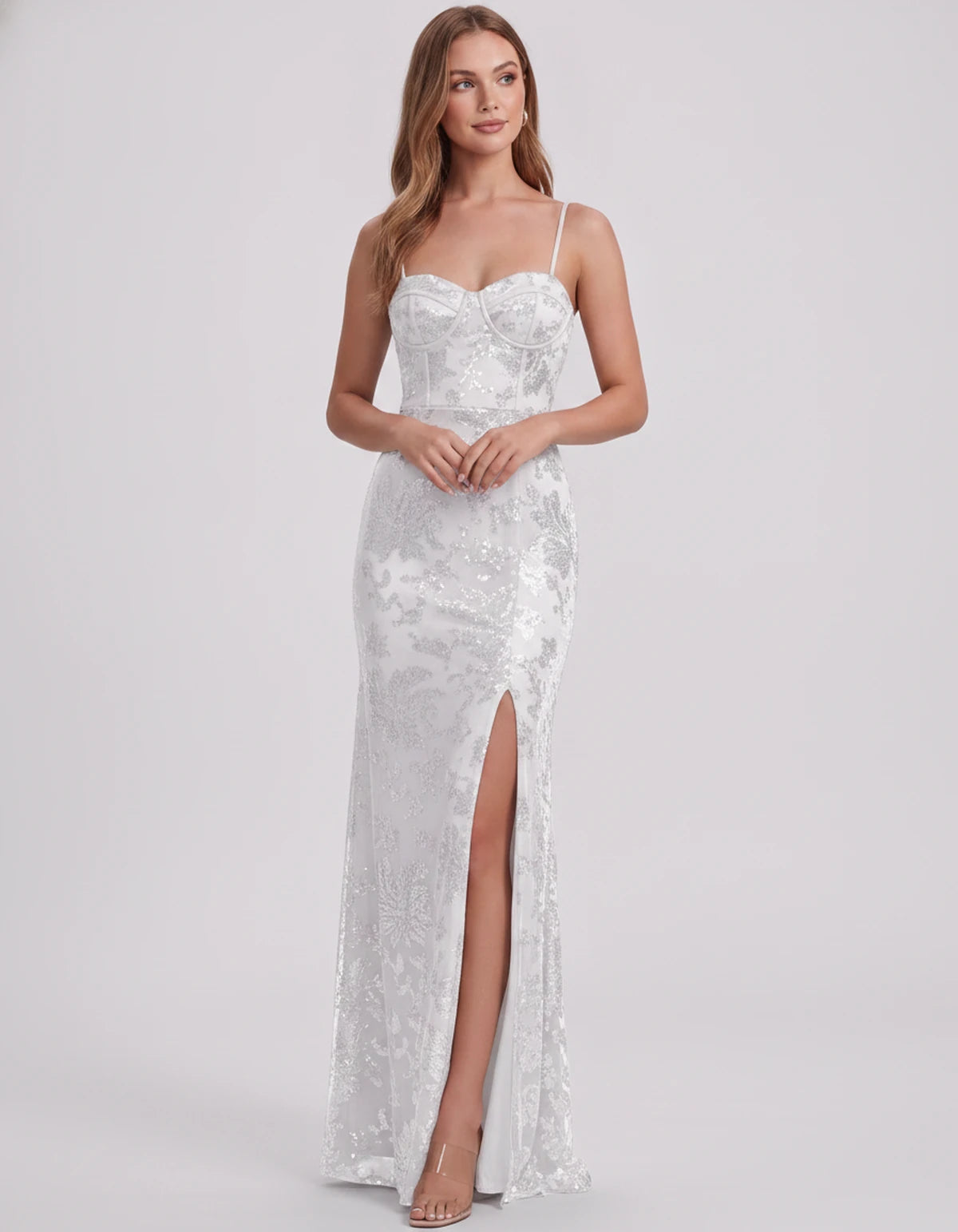 Bexley Maxi Dress — Ivory | SKU: SD-15030-ivory-2,SD-15030-ivory-4,SD-15030-ivory-6,SD-15030-ivory-8,SD-15030-ivory-10,SD-15030-ivory-12,SD-15030-ivory-14,SD-15030-ivory-16,SD-15030-ivory-16W,SD-15030-ivory-18W,SD-15030-ivory-20W,SD-15030-ivory-22W,SD-15030-ivory-24W