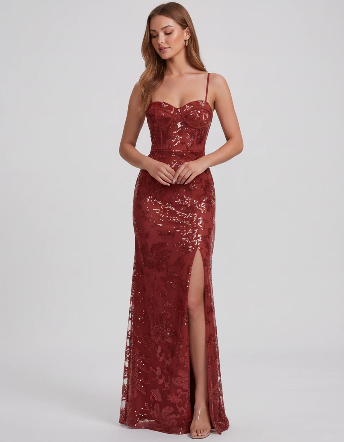 Bexley Maxi Dress — Red | SKU: SD-15030-red-2,SD-15030-red-4,SD-15030-red-6,SD-15030-red-8,SD-15030-red-10,SD-15030-red-12,SD-15030-red-14,SD-15030-red-16,SD-15030-red-16W,SD-15030-red-18W,SD-15030-red-20W,SD-15030-red-22W,SD-15030-red-24W