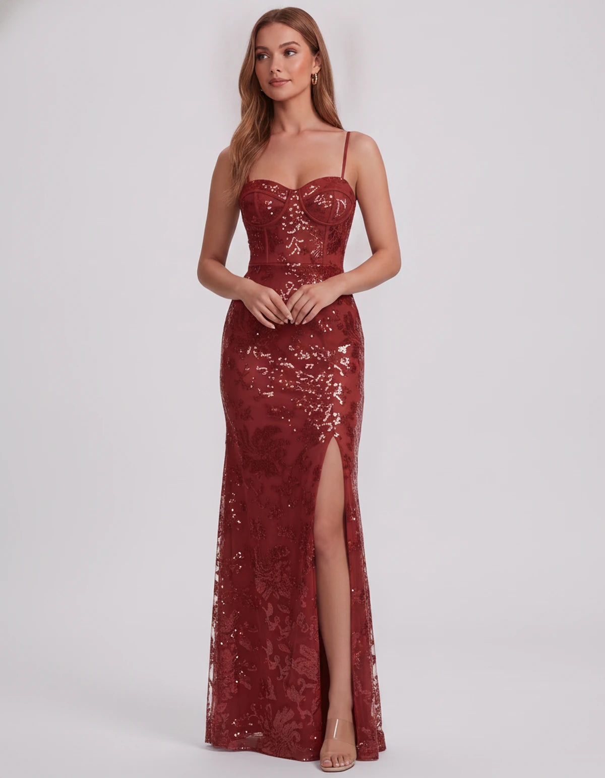 Bexley Maxi Dress — Red | SKU: SD-15030-red-2,SD-15030-red-4,SD-15030-red-6,SD-15030-red-8,SD-15030-red-10,SD-15030-red-12,SD-15030-red-14,SD-15030-red-16,SD-15030-red-16W,SD-15030-red-18W,SD-15030-red-20W,SD-15030-red-22W,SD-15030-red-24W