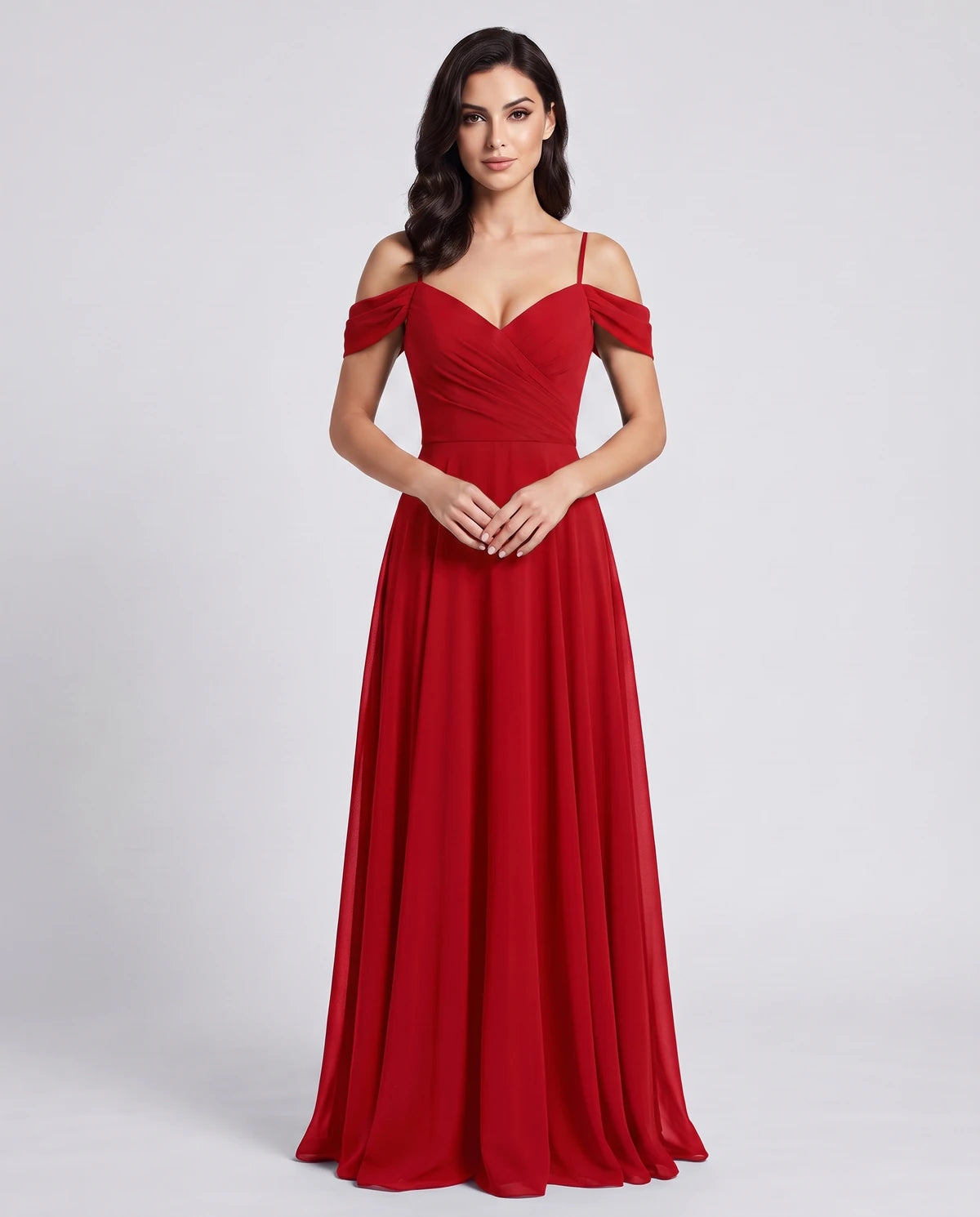 Biarritz Maxi Dress — Red