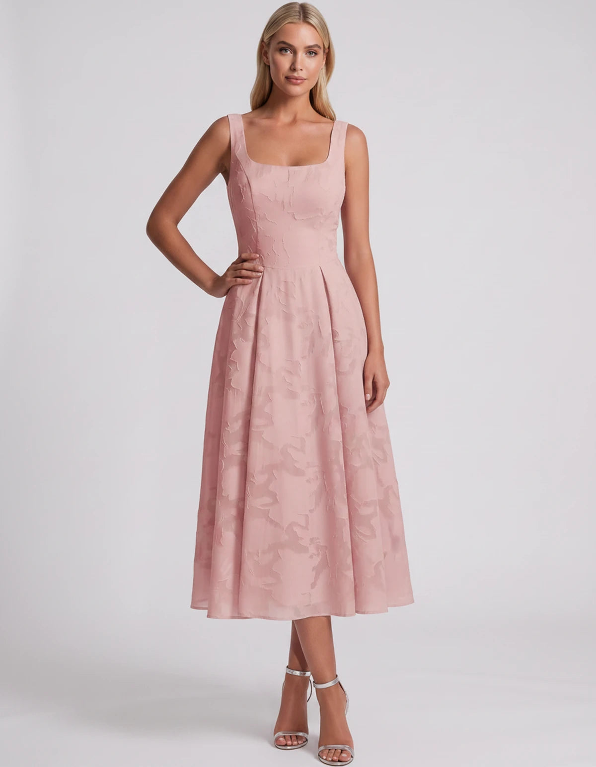 Blanchette Midi Dresses — Blush Pink | SKU: SD-79480-blushpink-2,SD-79480-blushpink-4,SD-79480-blushpink-6,SD-79480-blushpink-8,SD-79480-blushpink-10,SD-79480-blushpink-12,SD-79480-blushpink-14,SD-79480-blushpink-16,SD-79480-blushpink-16W,SD-79480-blushpink-18W,SD-79480-blushpink-20W,SD-79480-blushpink-22W,SD-79480-blushpink-24W