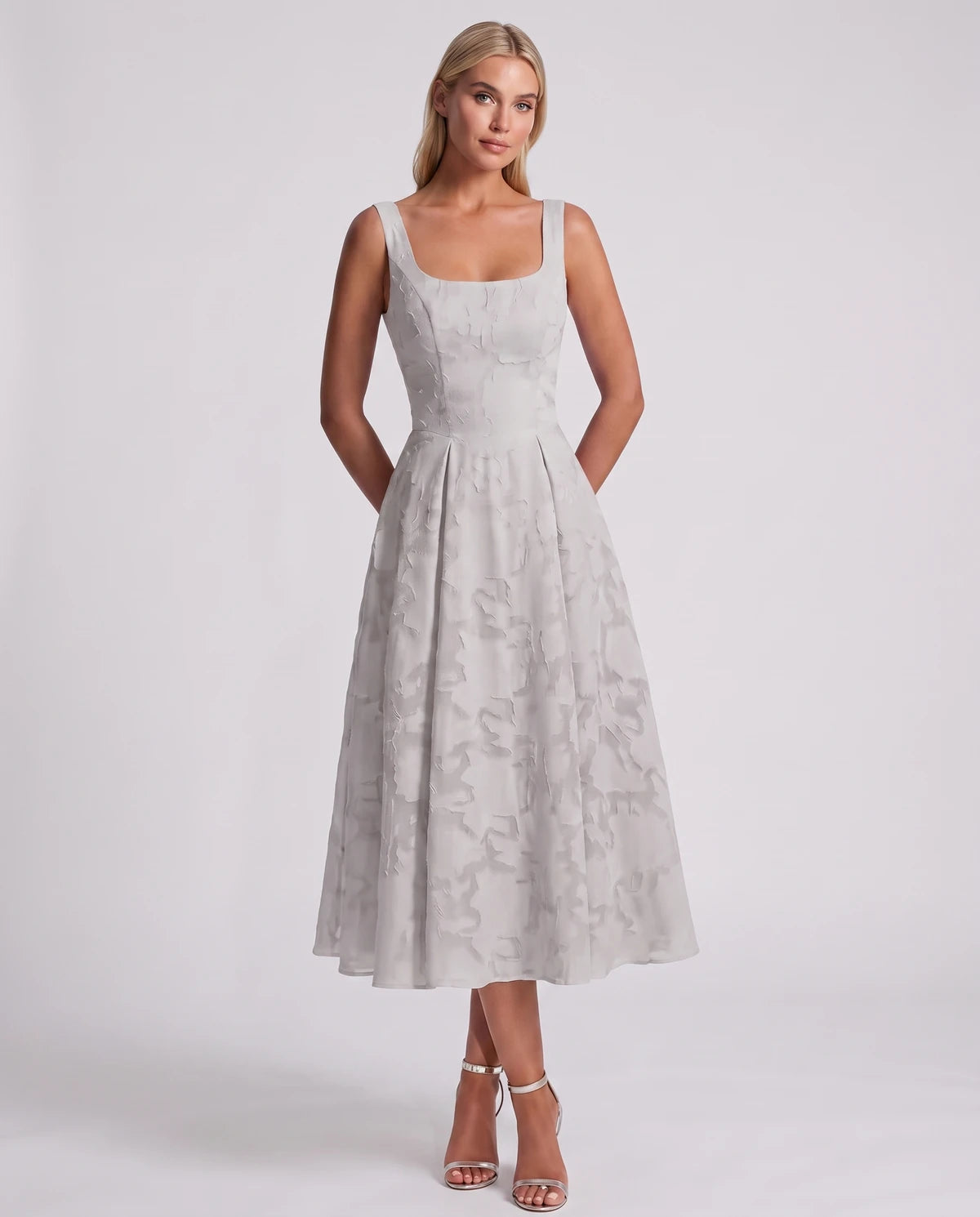 Blanchette Midi Dresses — White