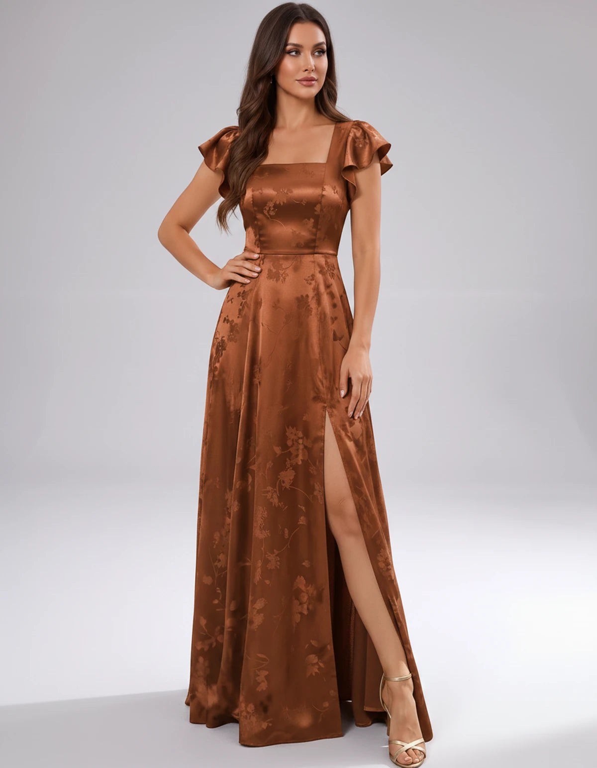 Briony Maxi Dress — Burnt Orange | SKU: SD-73784-burntorange-2,SD-73784-burntorange-4,SD-73784-burntorange-6,SD-73784-burntorange-8,SD-73784-burntorange-10,SD-73784-burntorange-12,SD-73784-burntorange-14,SD-73784-burntorange-16,SD-73784-burntorange-16W,SD-73784-burntorange-18W,SD-73784-burntorange-20W,SD-73784-burntorange-22W