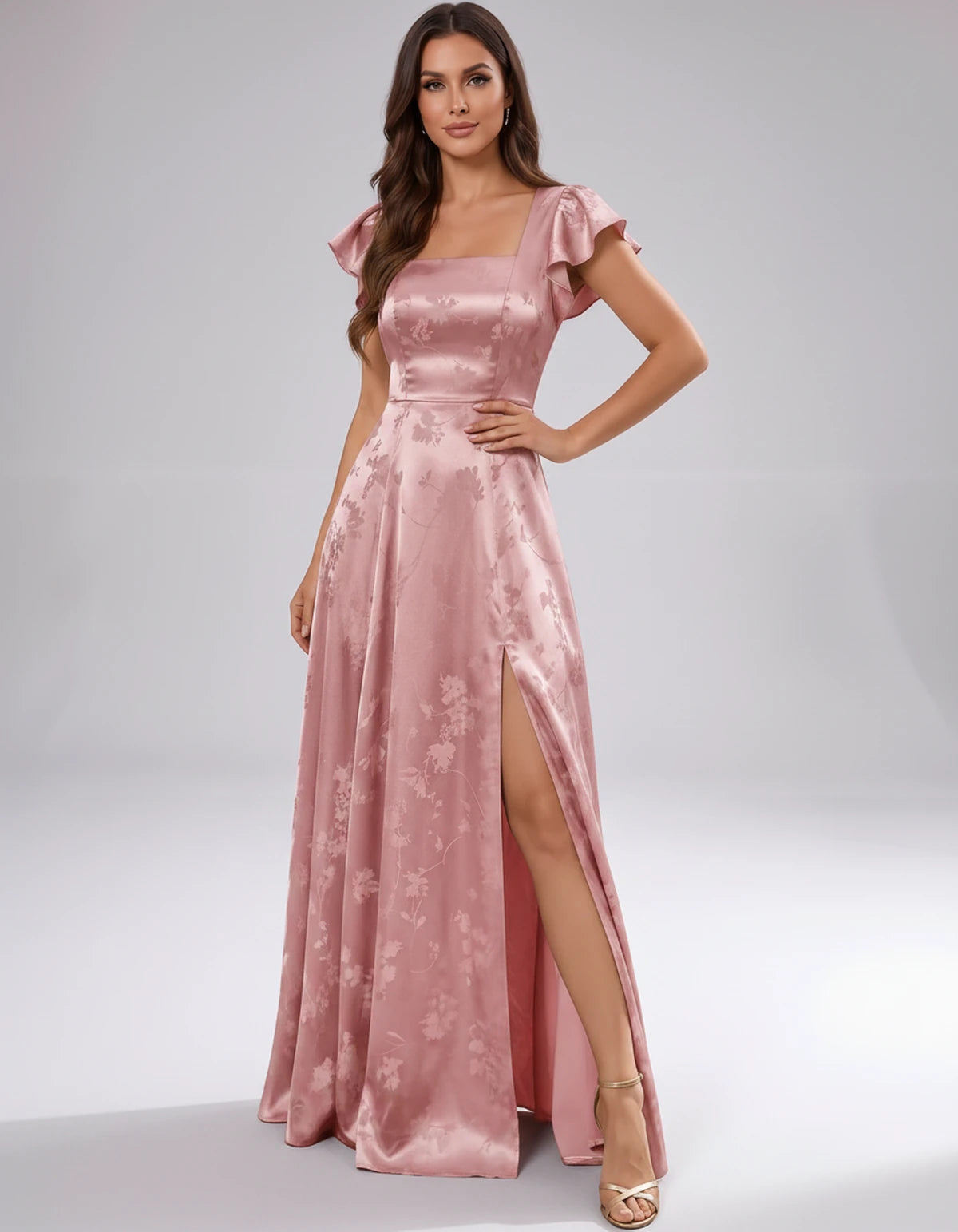 Briony Maxi Dress — Pink | SKU: SD-73784-pink-2,SD-73784-pink-4,SD-73784-pink-6,SD-73784-pink-8,SD-73784-pink-10,SD-73784-pink-12,SD-73784-pink-14,SD-73784-pink-16,SD-73784-pink-16W,SD-73784-pink-18W,SD-73784-pink-20W,SD-73784-pink-22W