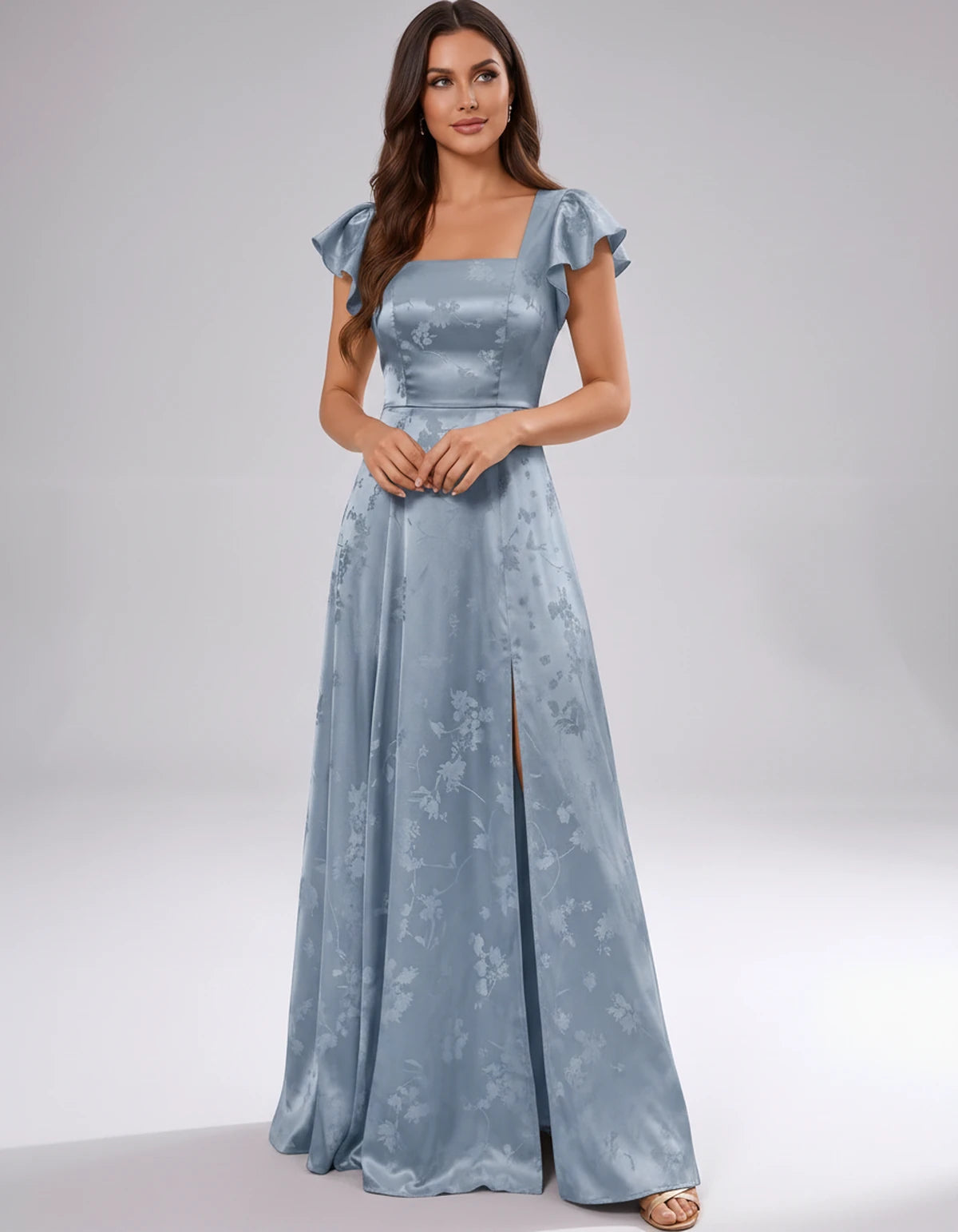 Briony Maxi Dress — Slate Blue | SKU: SD-73784-slateblue-2,SD-73784-slateblue-4,SD-73784-slateblue-6,SD-73784-slateblue-8,SD-73784-slateblue-10,SD-73784-slateblue-12,SD-73784-slateblue-14,SD-73784-slateblue-16,SD-73784-slateblue-16W,SD-73784-slateblue-18W,SD-73784-slateblue-20W,SD-73784-slateblue-22W