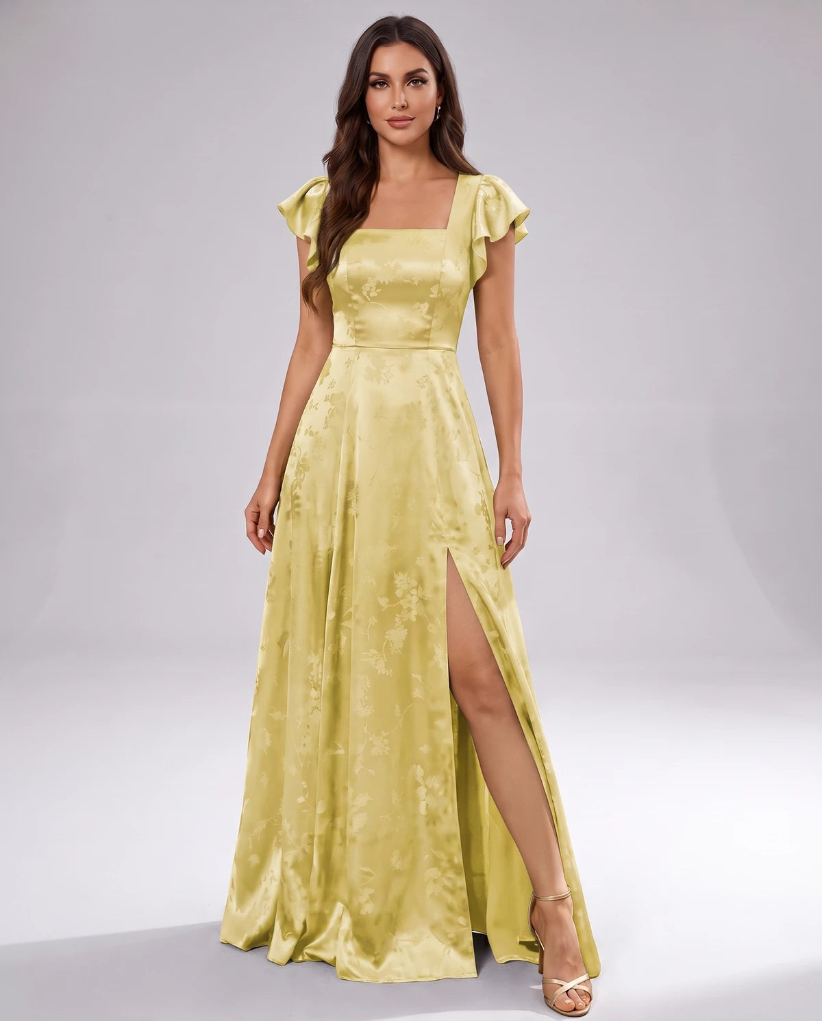 Briony Maxi Dress — Yellow