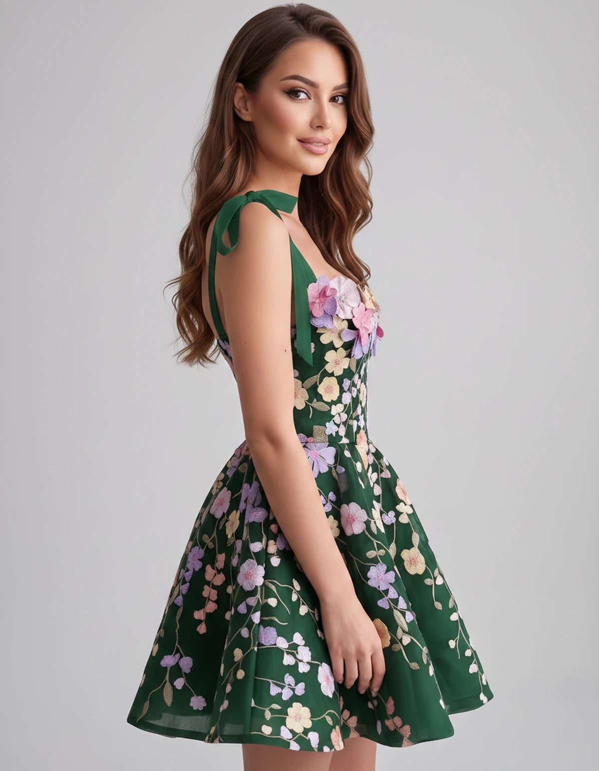Callista Mini Dress — Emerald | SKU: SD-58295-emerald-2,SD-58295-emerald-4,SD-58295-emerald-6,SD-58295-emerald-8,SD-58295-emerald-10,SD-58295-emerald-12,SD-58295-emerald-14,SD-58295-emerald-16,SD-58295-emerald-16W,SD-58295-emerald-18W,SD-58295-emerald-20W,SD-58295-emerald-22W