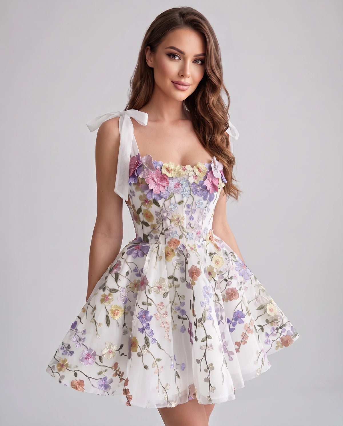 Callista Mini Dress — White